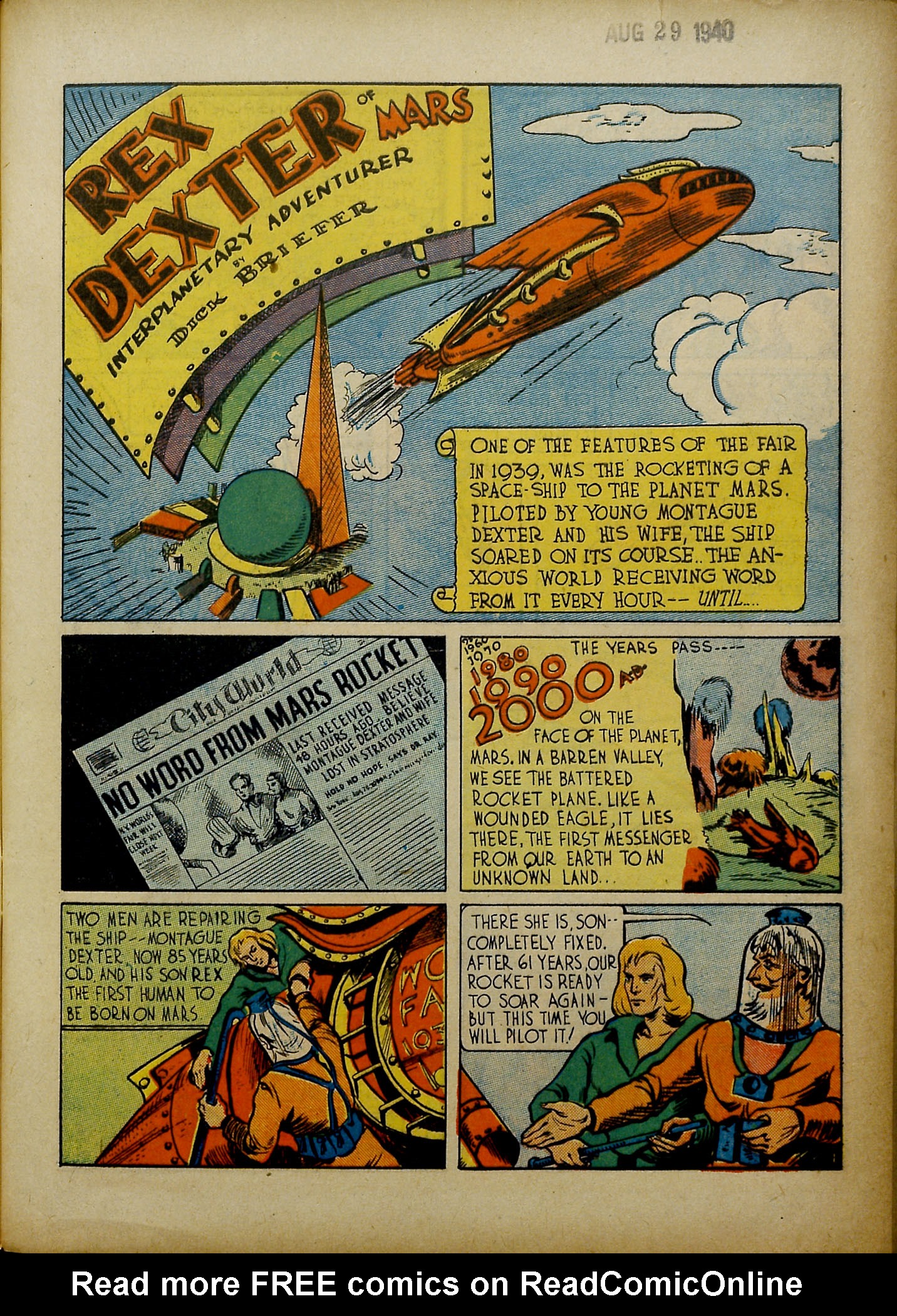 Read online Rex Dexter of Mars comic -  Issue # Full - 17