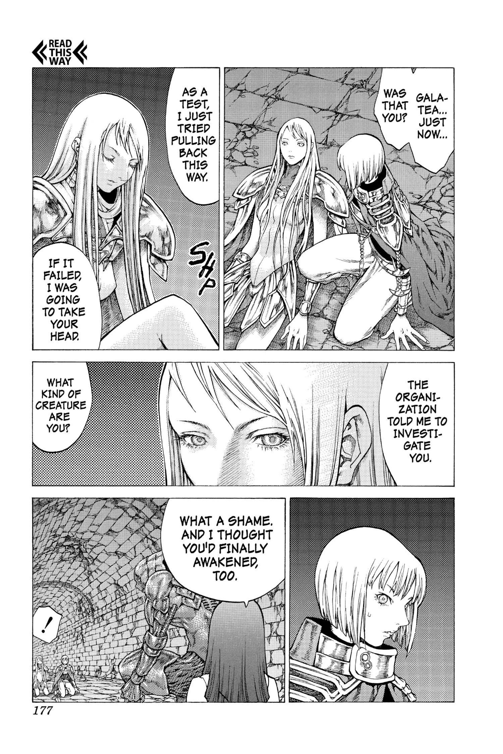 Read online Claymore comic -  Issue #8 - 165