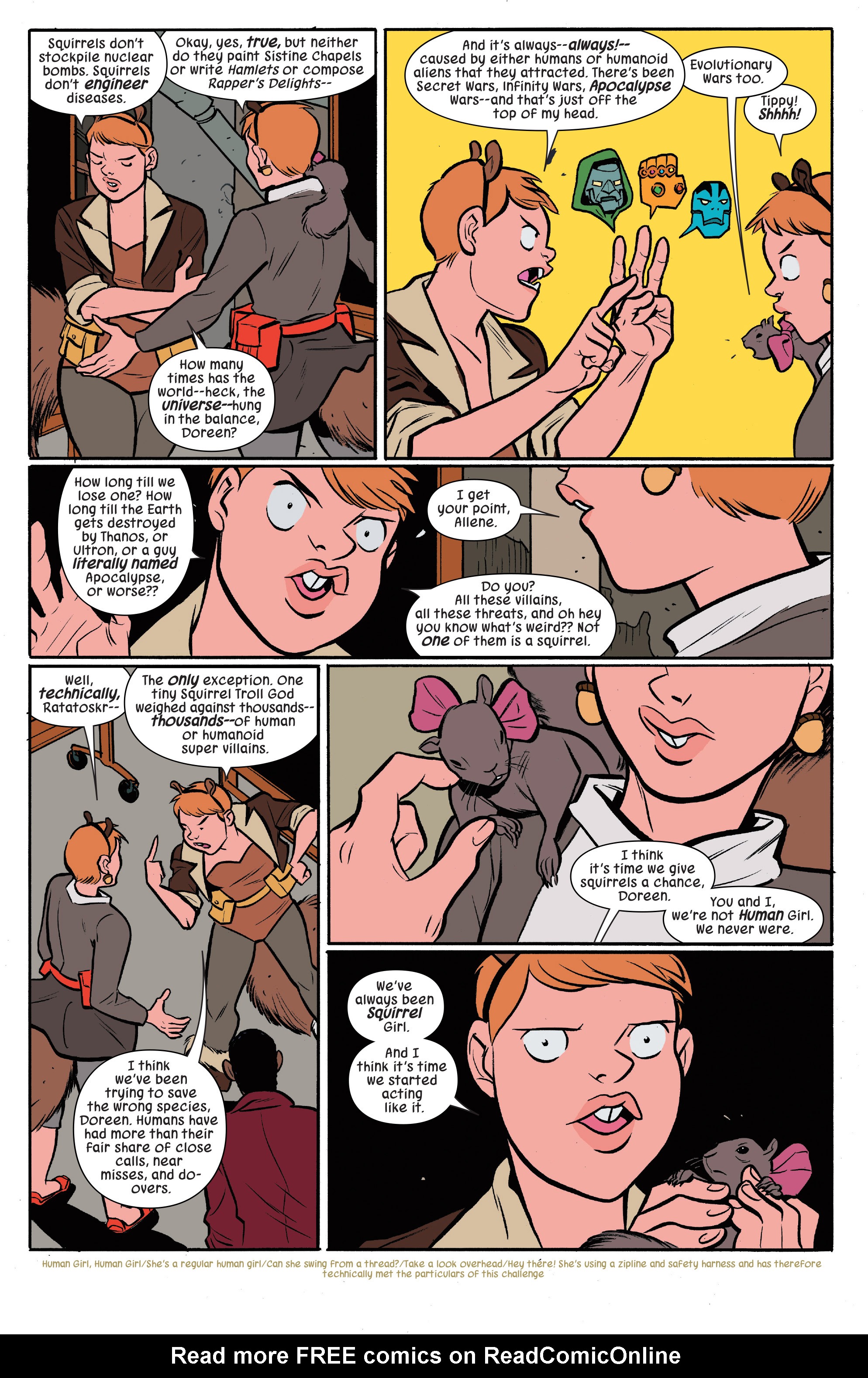Read online The Unbeatable Squirrel Girl Beats Up the Marvel Universe comic -  Issue # TPB - 46