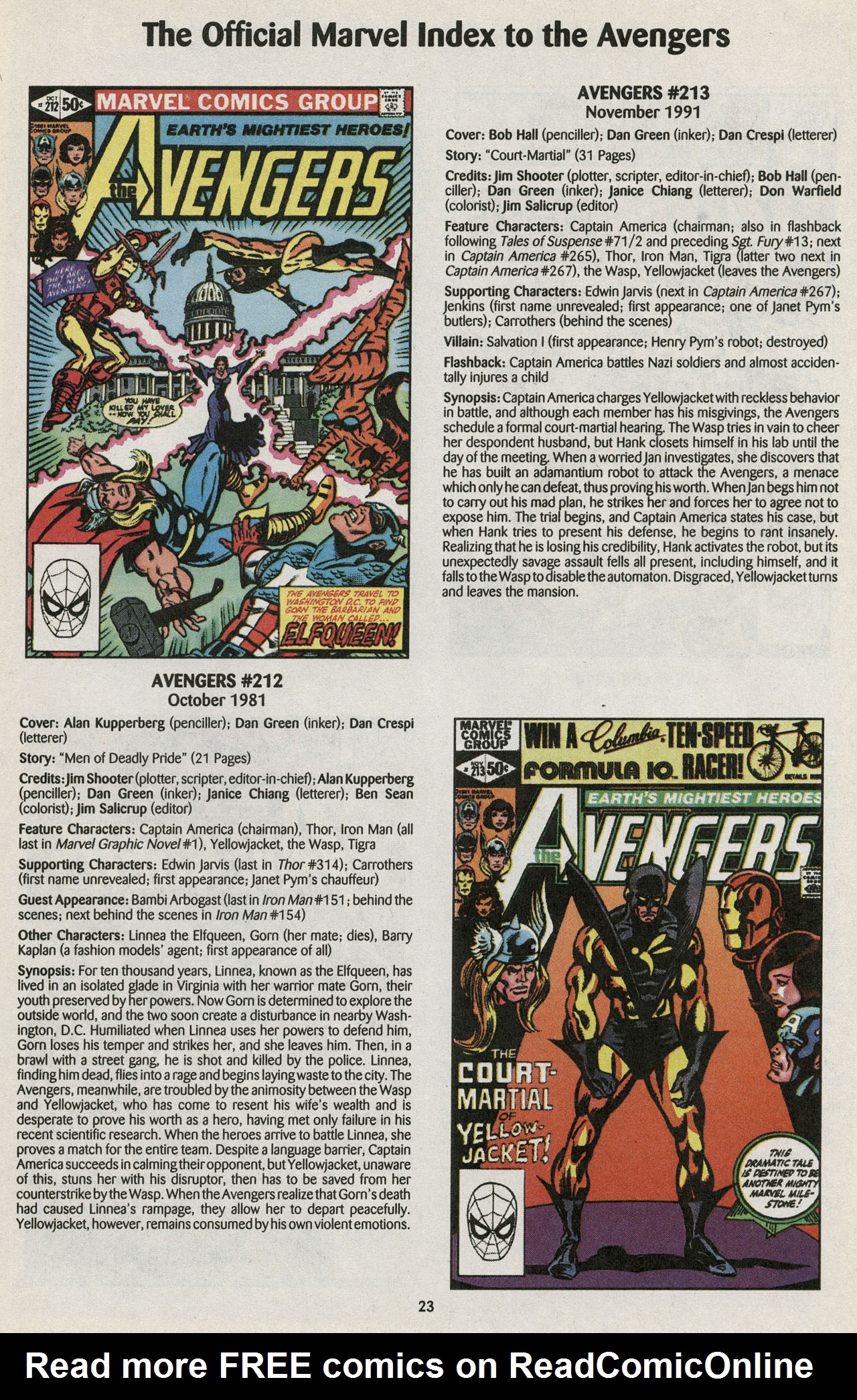 Read online The Official Marvel Index to the Avengers comic -  Issue #4 - 25