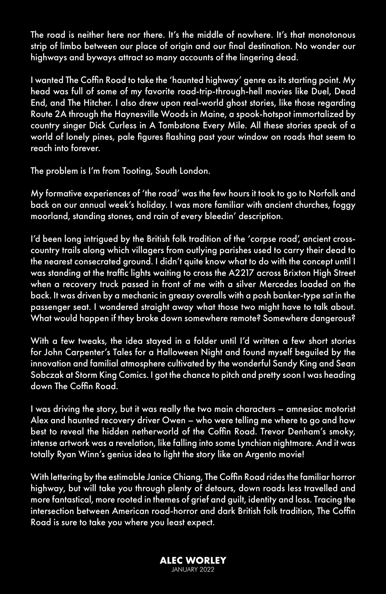 Read online John Carpenter's Night Terrors comic -  Issue # The Coffin Road - 5