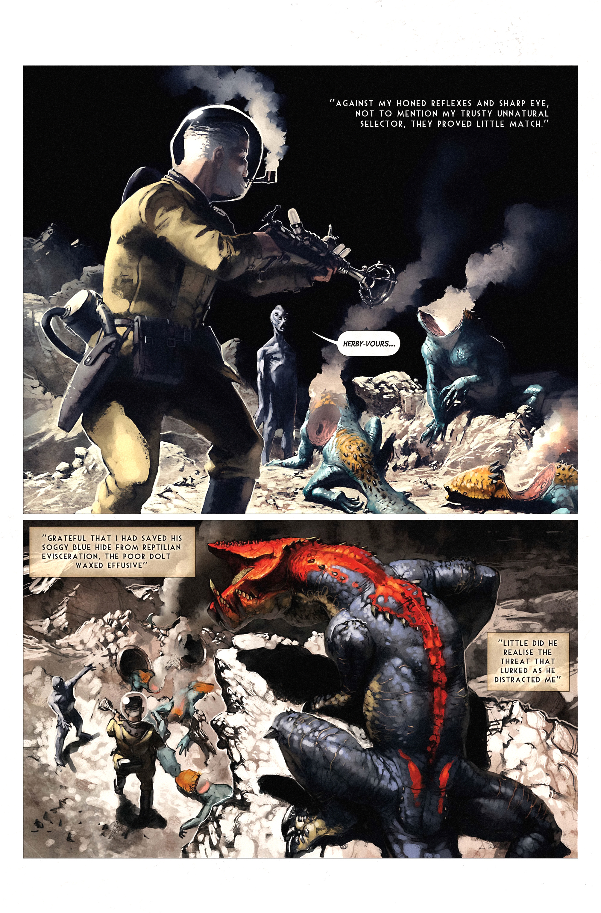 Read online Dr. Grordbort Onslaught comic -  Issue # TPB - 134