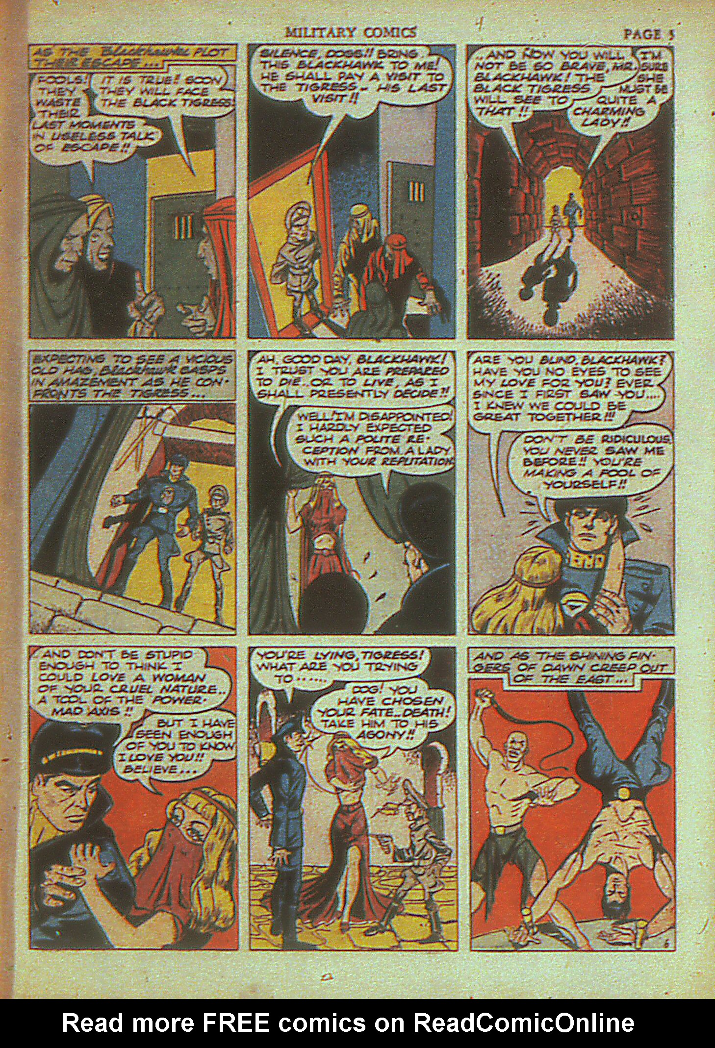 Read online Military Comics comic -  Issue #4 - 7