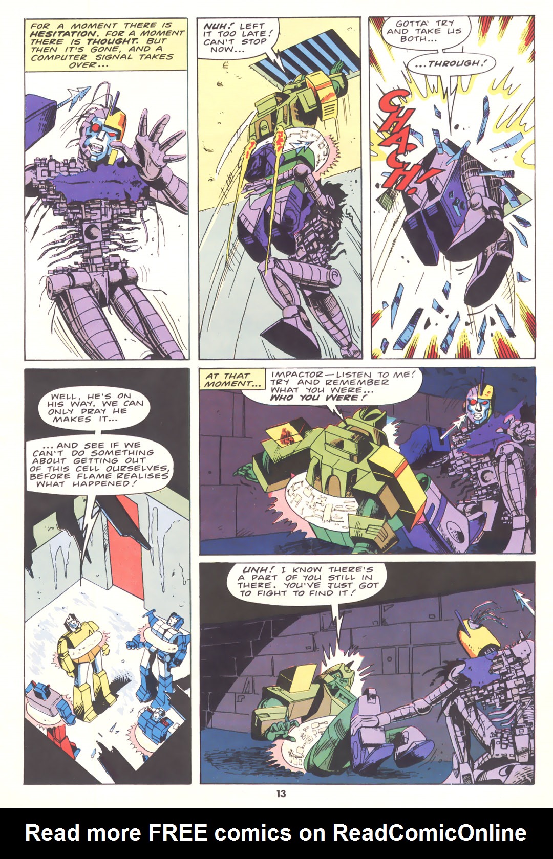 Read online The Transformers (UK) comic -  Issue #167 - 12