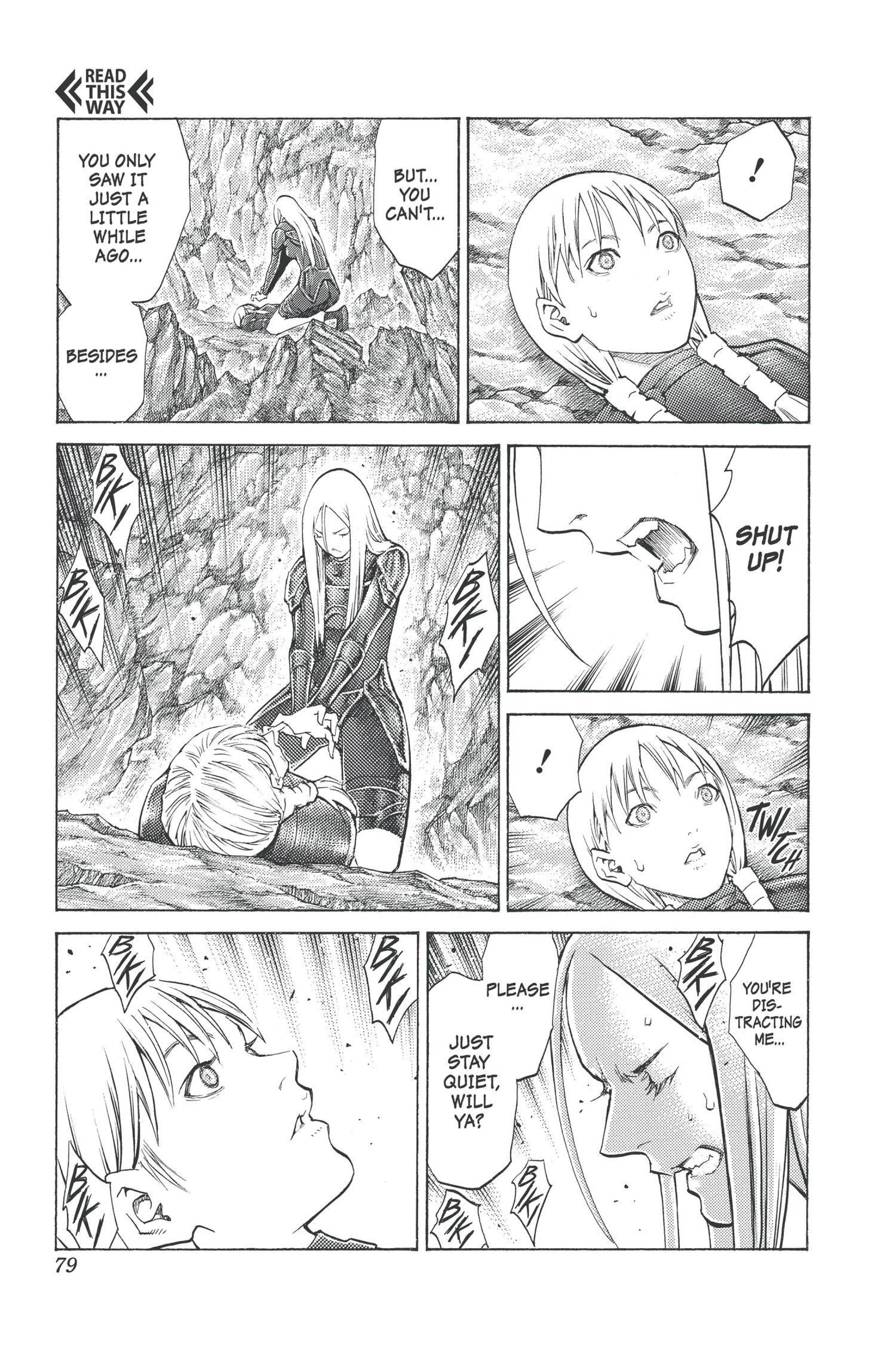 Read online Claymore comic -  Issue #18 - 71