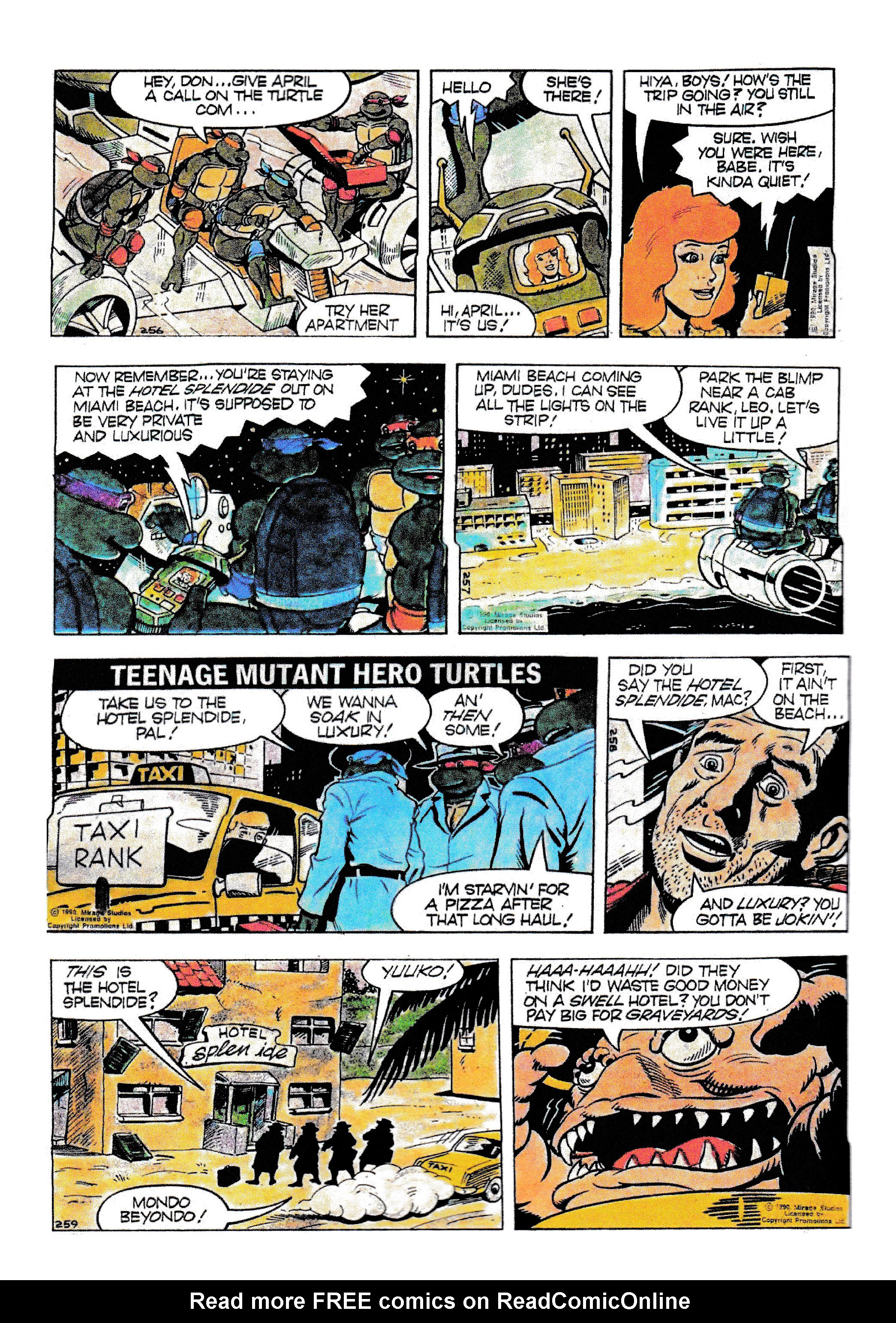Read online Teenage Mutant Ninja Turtles: Complete Newspaper Daily Comic Strip Collection comic -  Issue # TPB 1 - 73