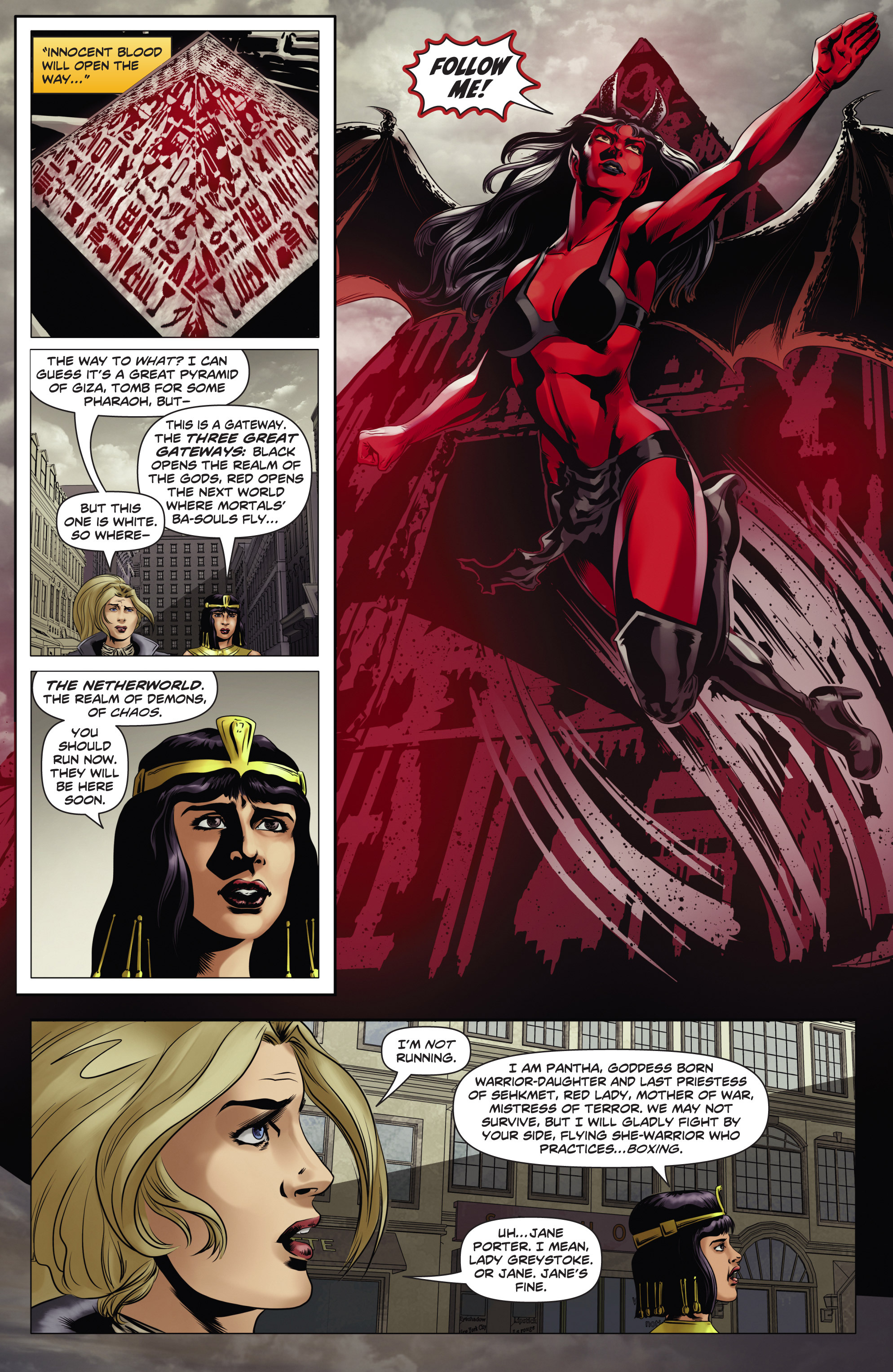 Read online Swords of Sorrow: Pantha & Jane Porter Special comic -  Issue # Full - 13