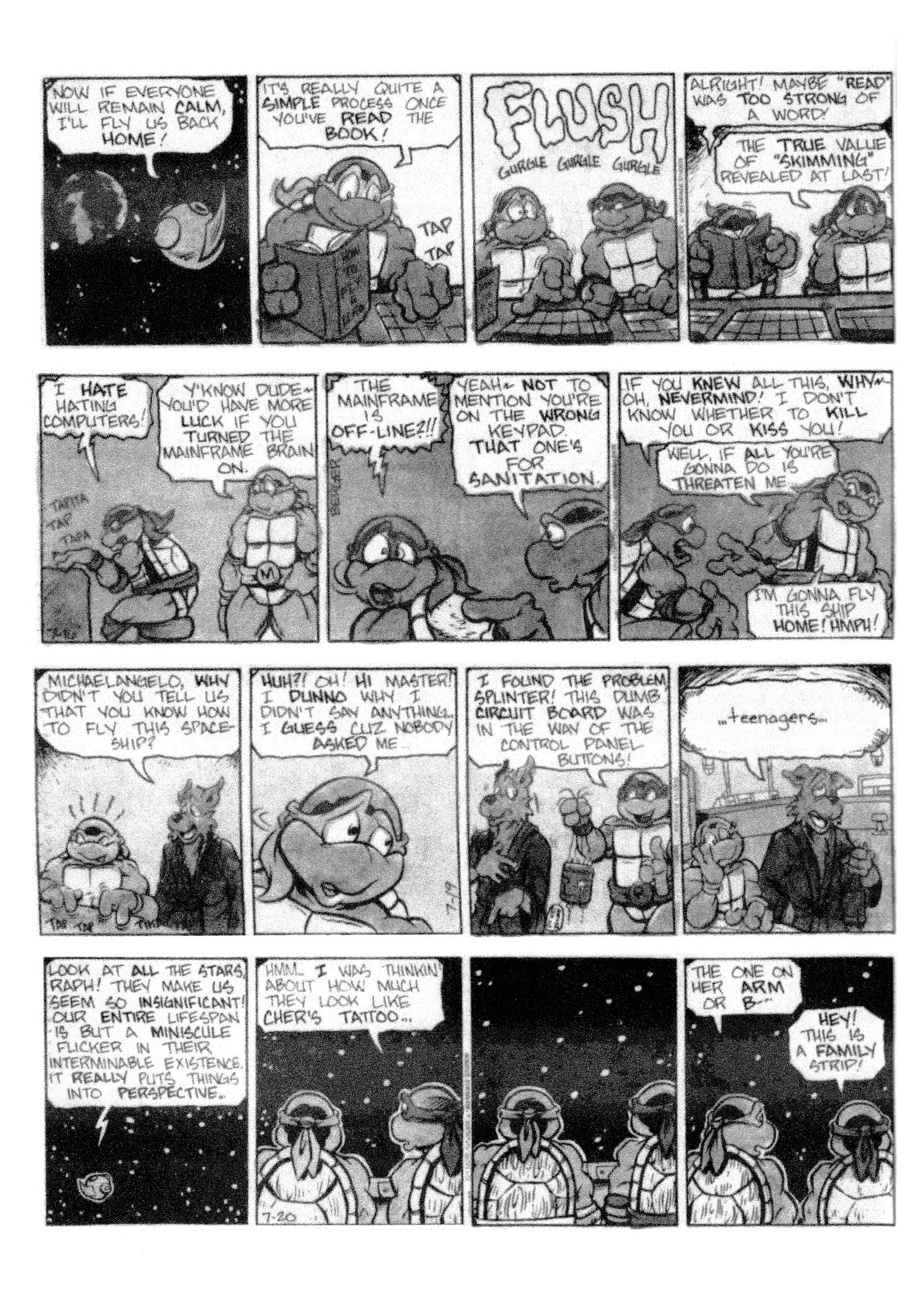 Read online Teenage Mutant Ninja Turtles: Complete Newspaper Daily Comic Strip Collection comic -  Issue # TPB 2 (Part 2) - 87