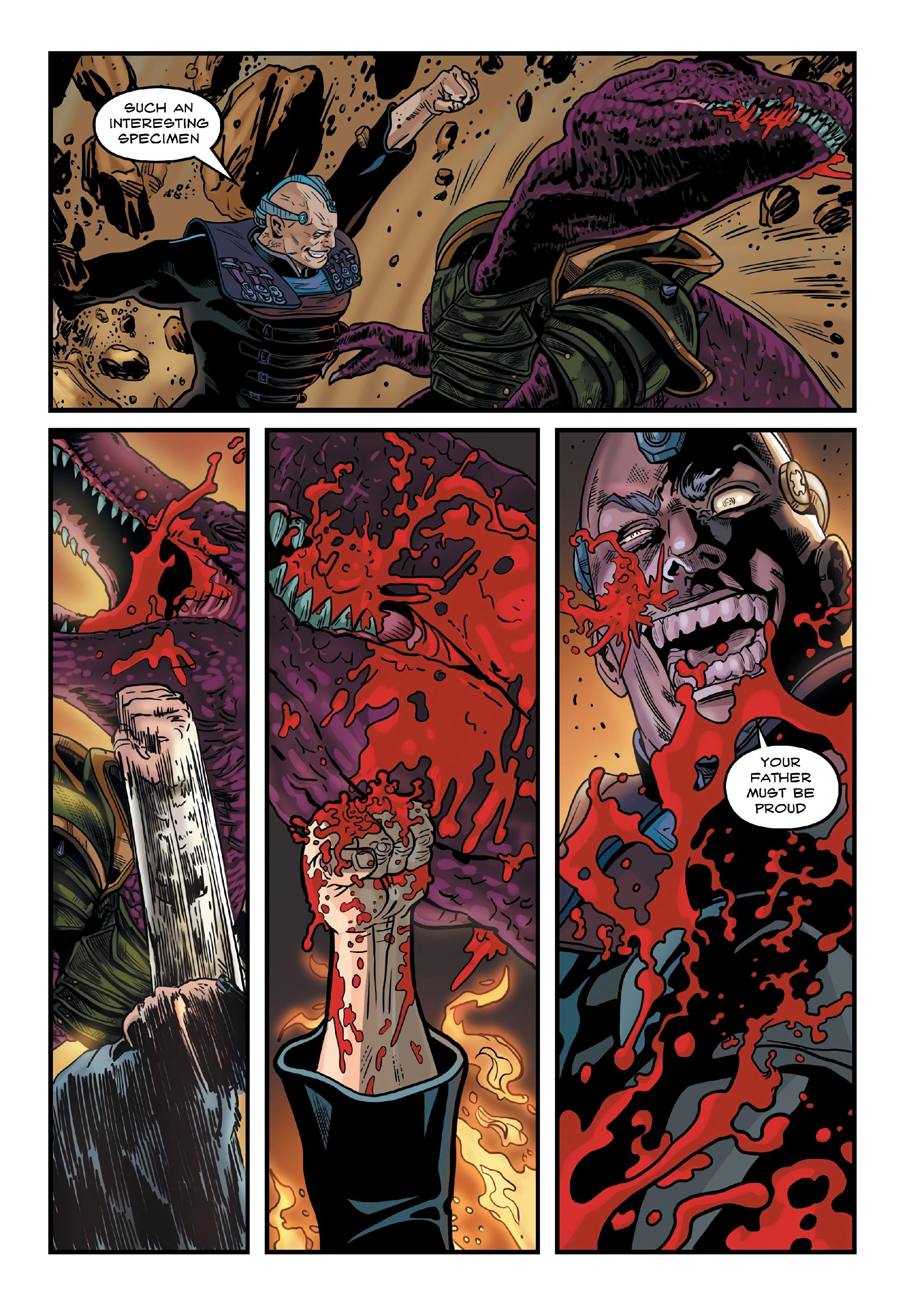 Read online Dinosaur Warrior comic -  Issue # TPB - 15