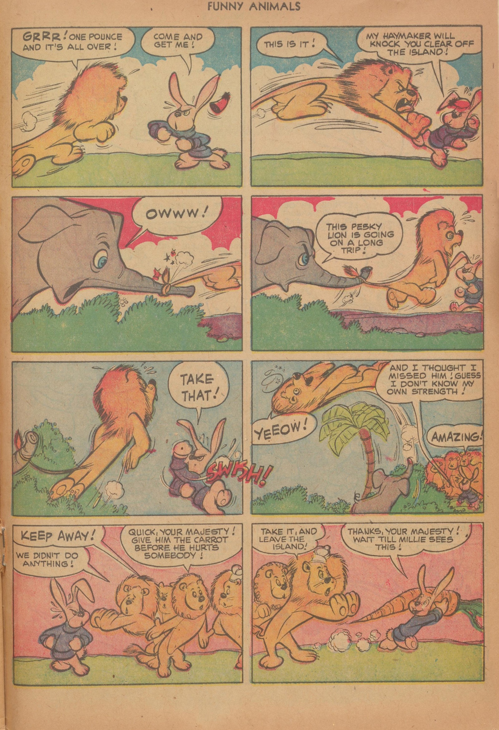 Read online Fawcett's Funny Animals comic -  Issue #74 - 33
