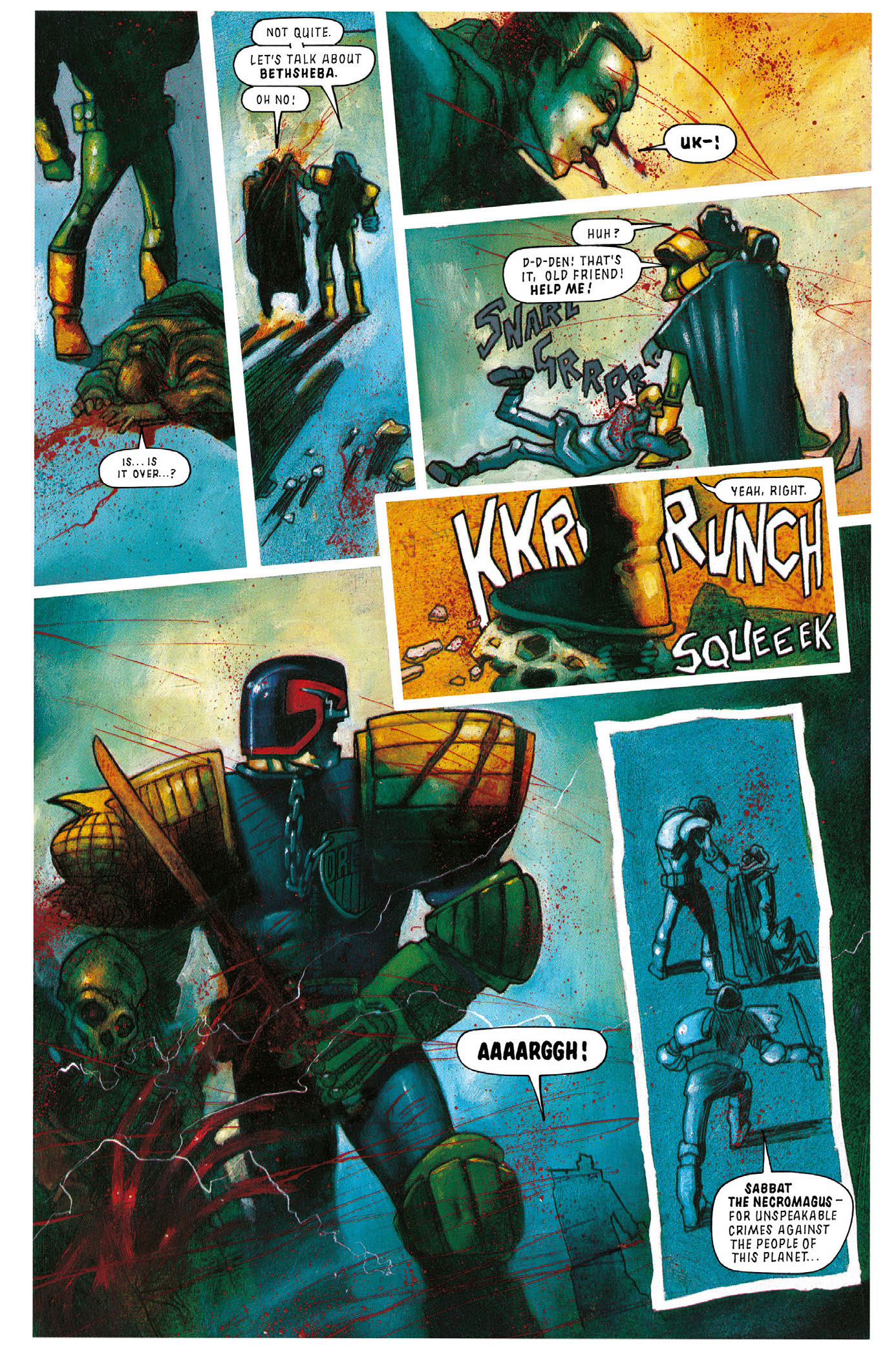 Read online Essential Judge Dredd: Judgement Day comic -  Issue # TPB - 140