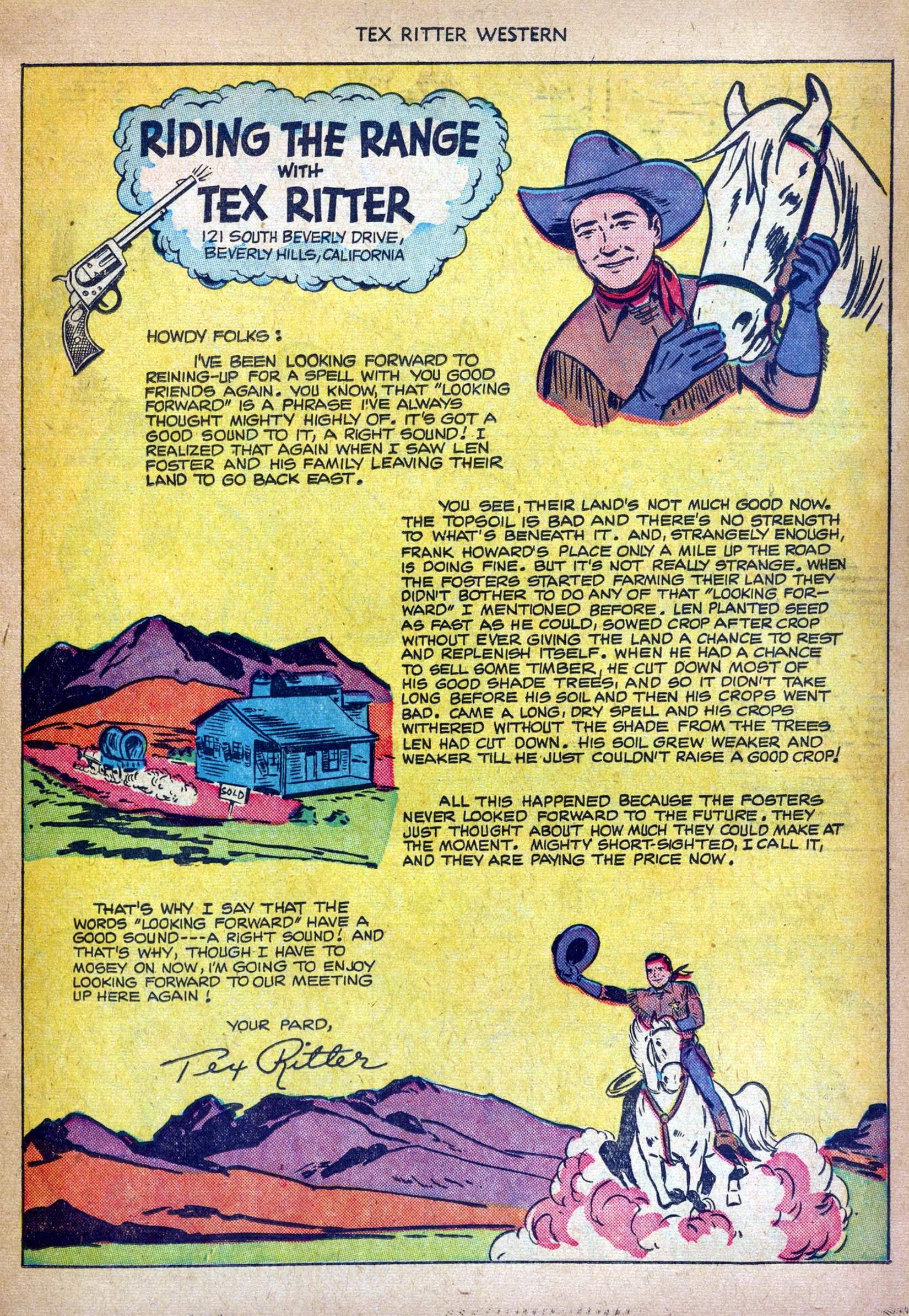 Read online Tex Ritter Western comic -  Issue #4 - 23