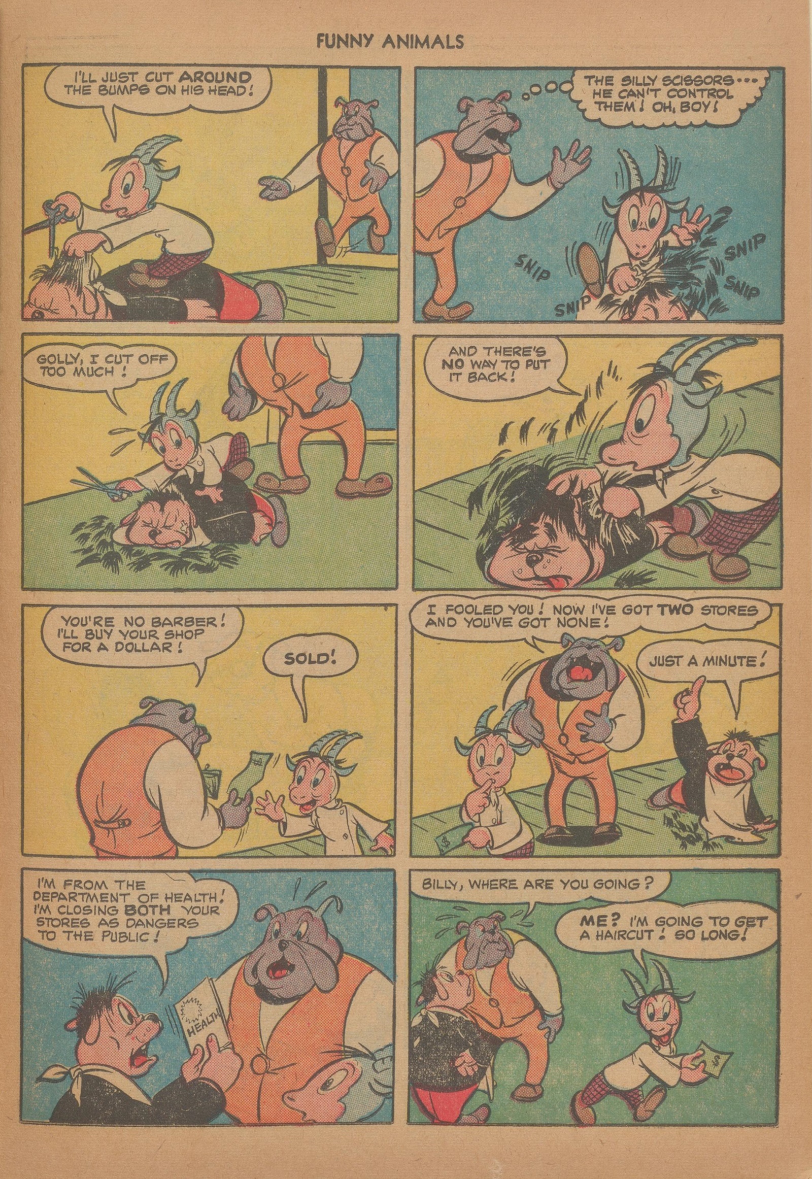 Read online Fawcett's Funny Animals comic -  Issue #70 - 23