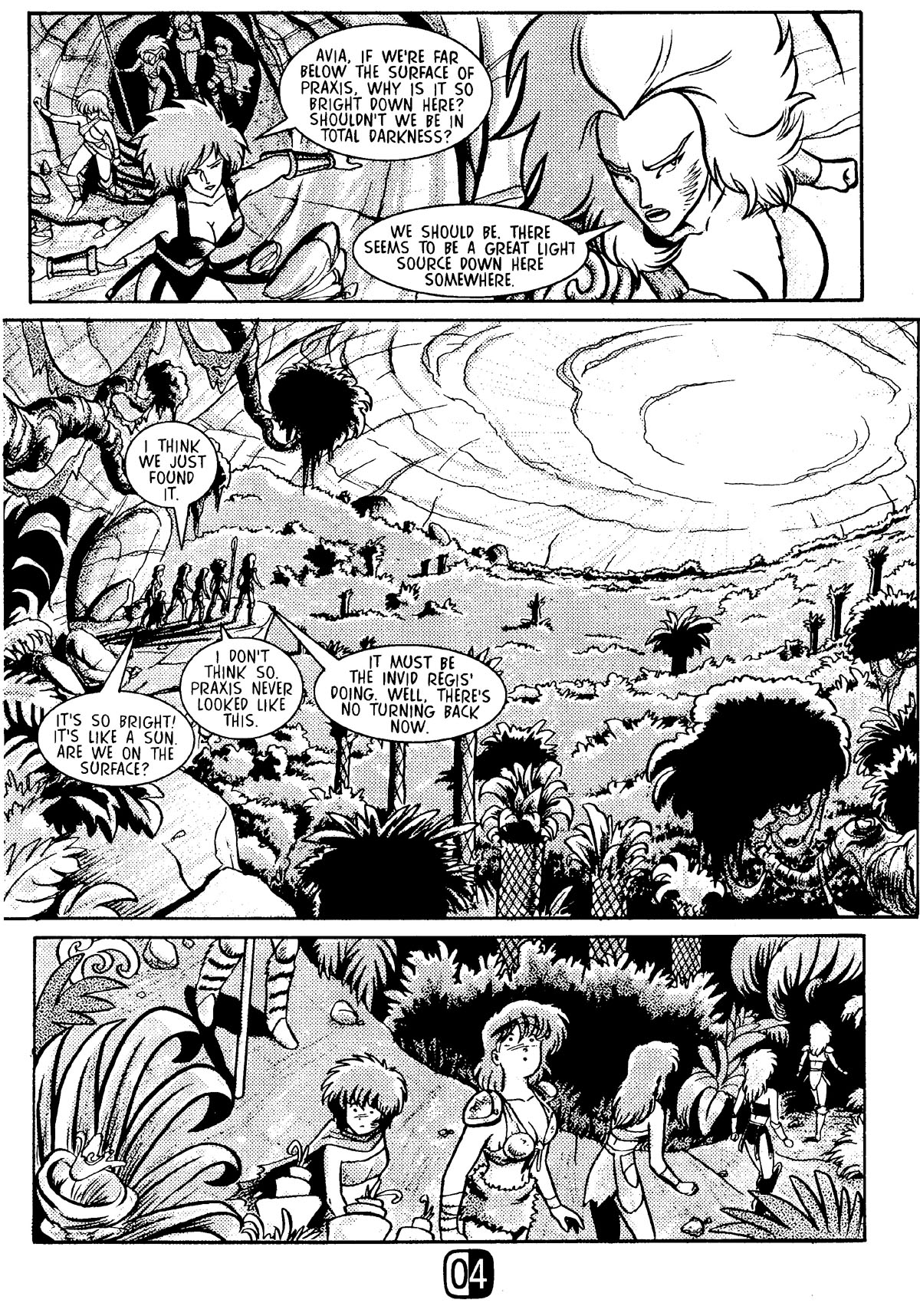 Read online Robotech: Amazon World- Escape from Praxis comic -  Issue # Full - 6