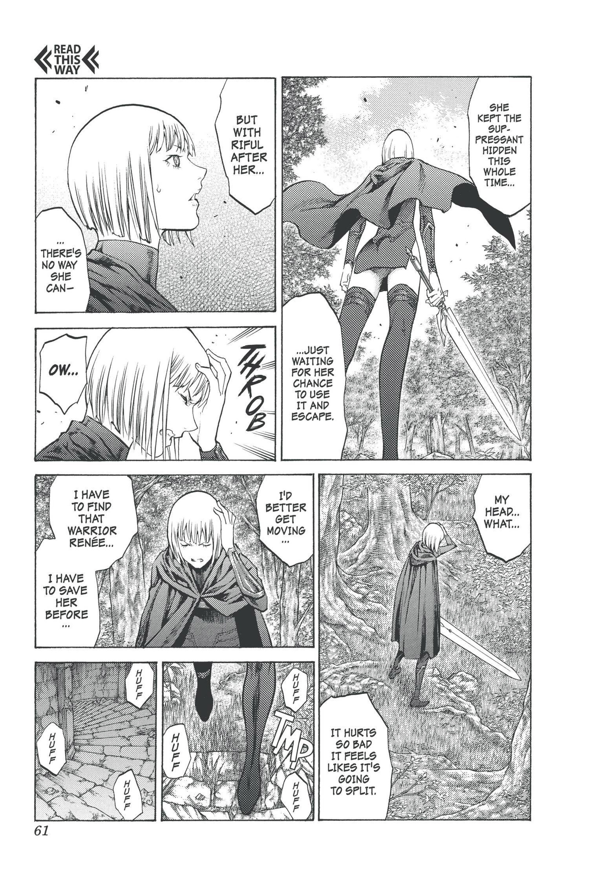 Read online Claymore comic -  Issue #17 - 59