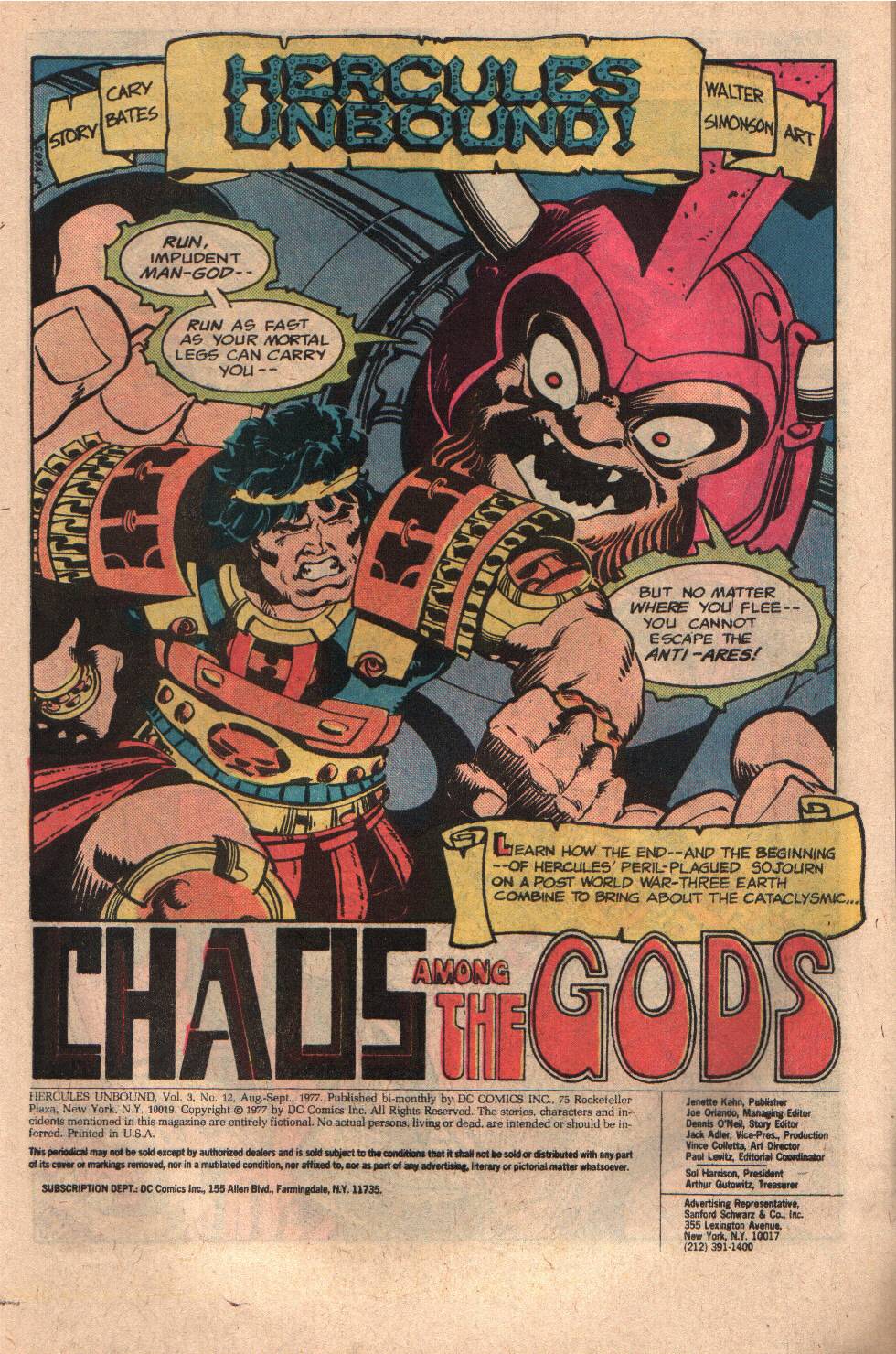 Read online Hercules Unbound comic -  Issue #12 - 3