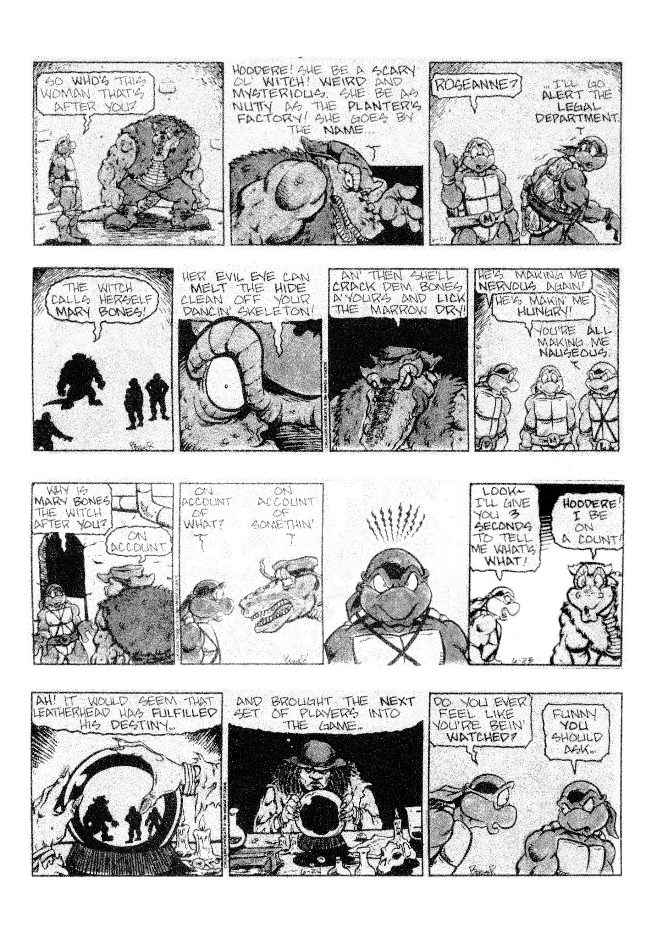 Read online Teenage Mutant Ninja Turtles: Complete Newspaper Daily Comic Strip Collection comic -  Issue # TPB 3 (Part 1) - 34