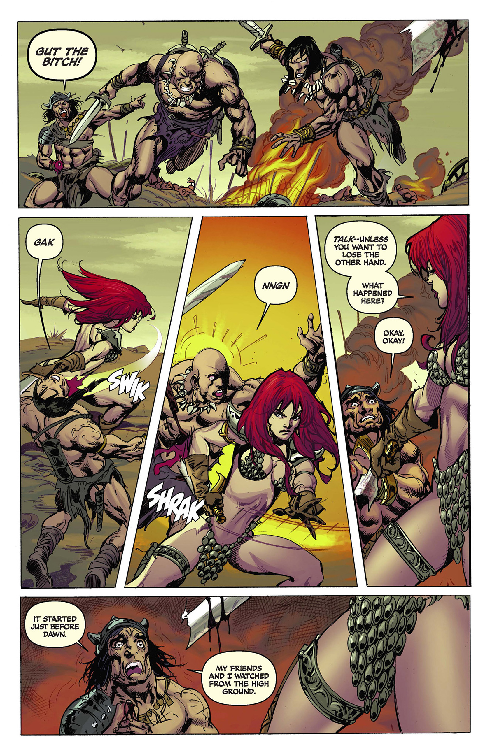 Read online Red Sonja/Conan comic -  Issue #2 - 7