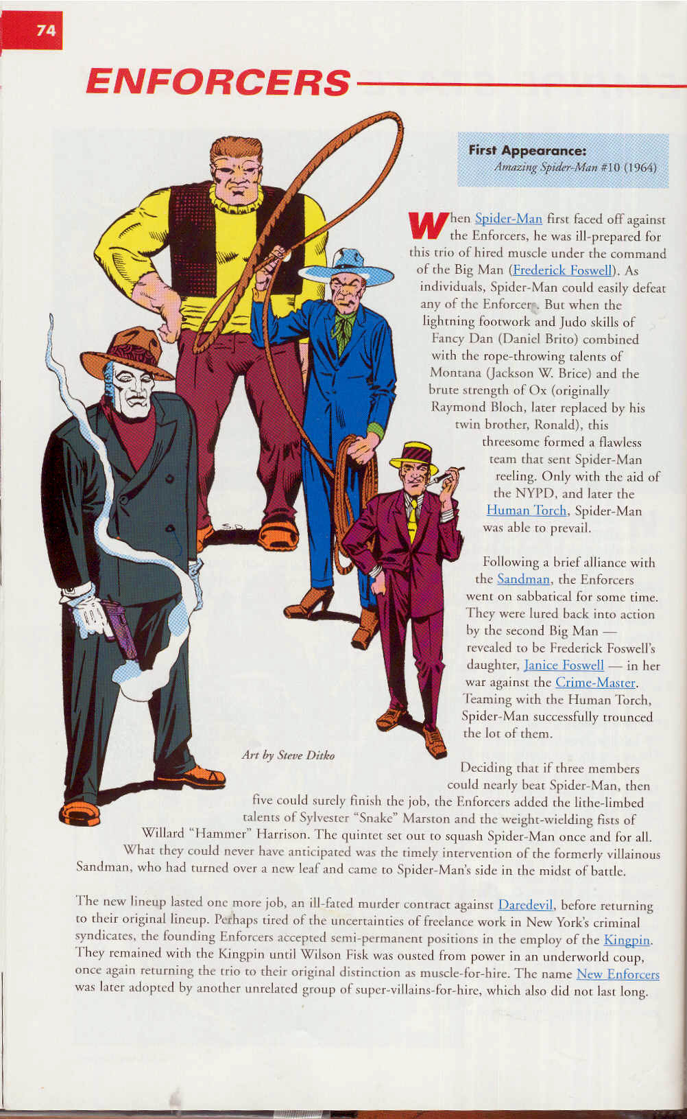 Read online Marvel Encyclopedia comic -  Issue # TPB 4 - 74