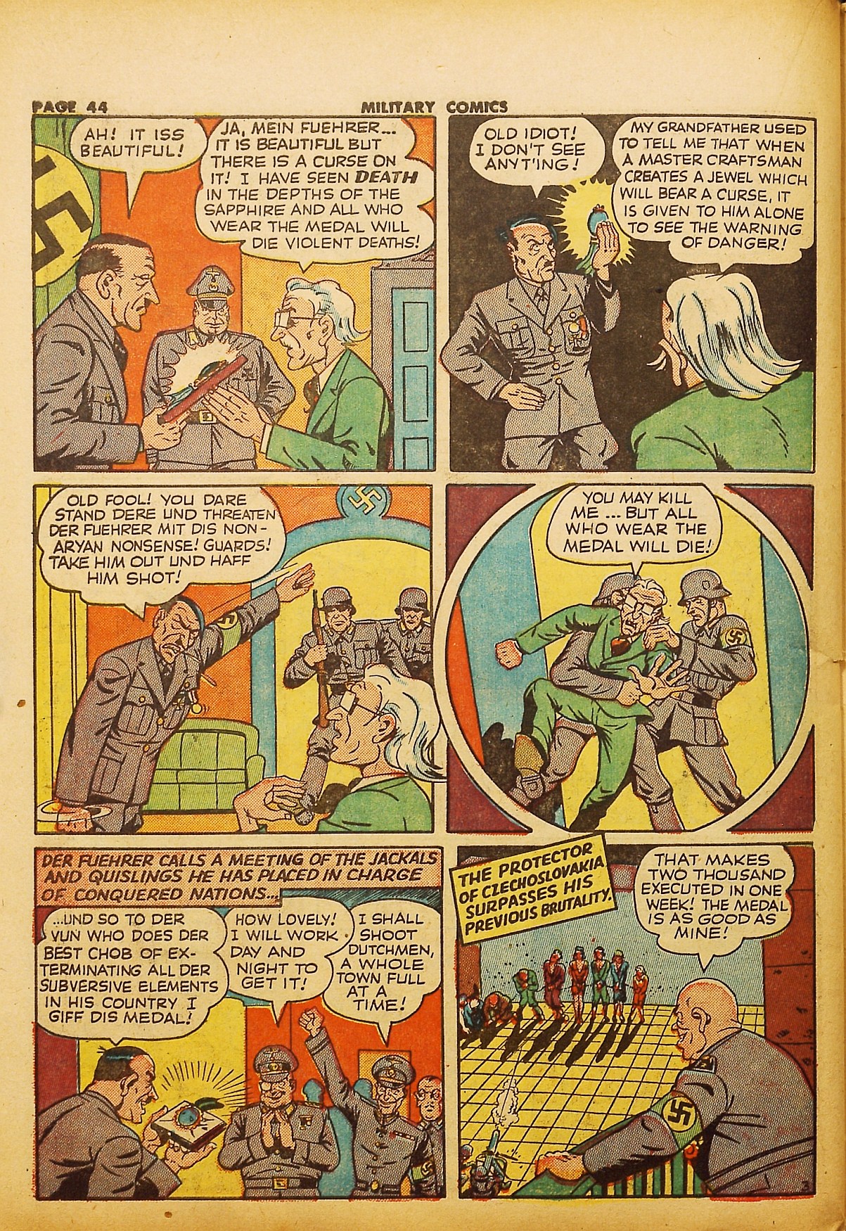 Read online Military Comics comic -  Issue #21 - 46