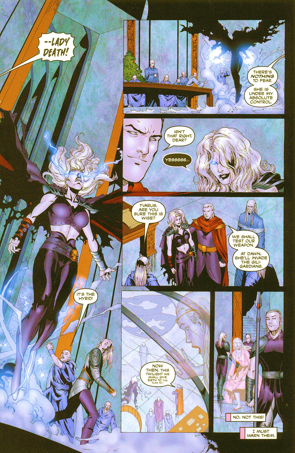 Read online Brian Pulido's Medieval Lady Death:  War of the Winds comic -  Issue #4 - 11