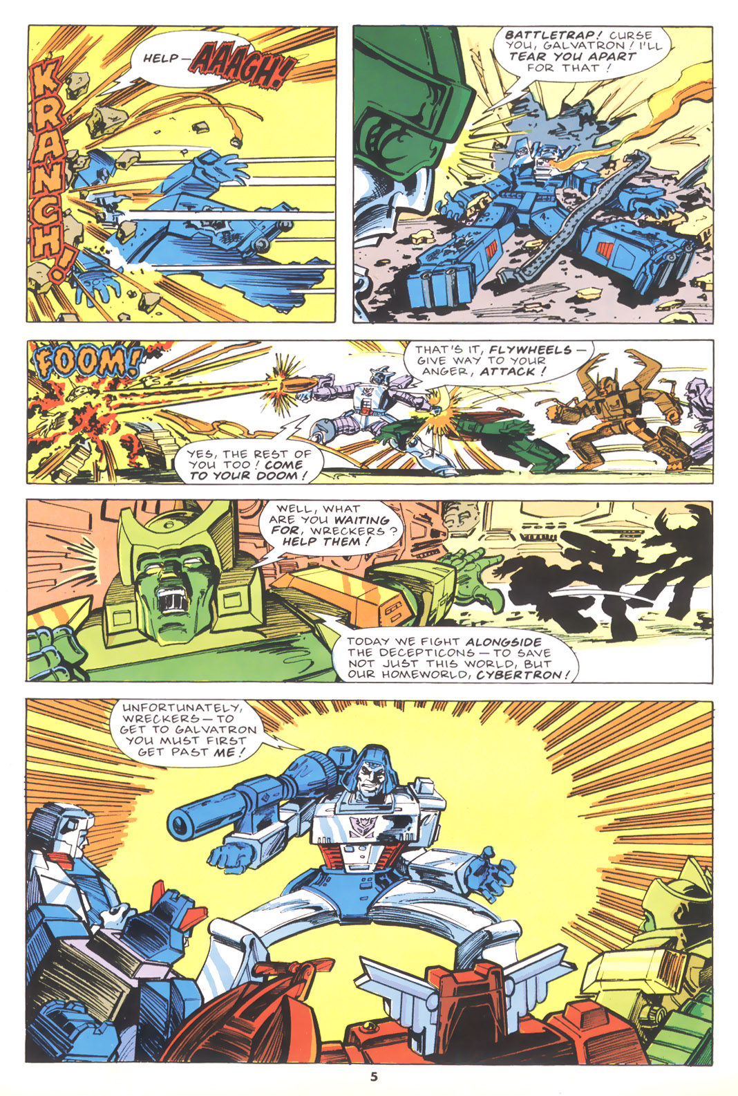 Read online The Transformers (UK) comic -  Issue #202 - 5