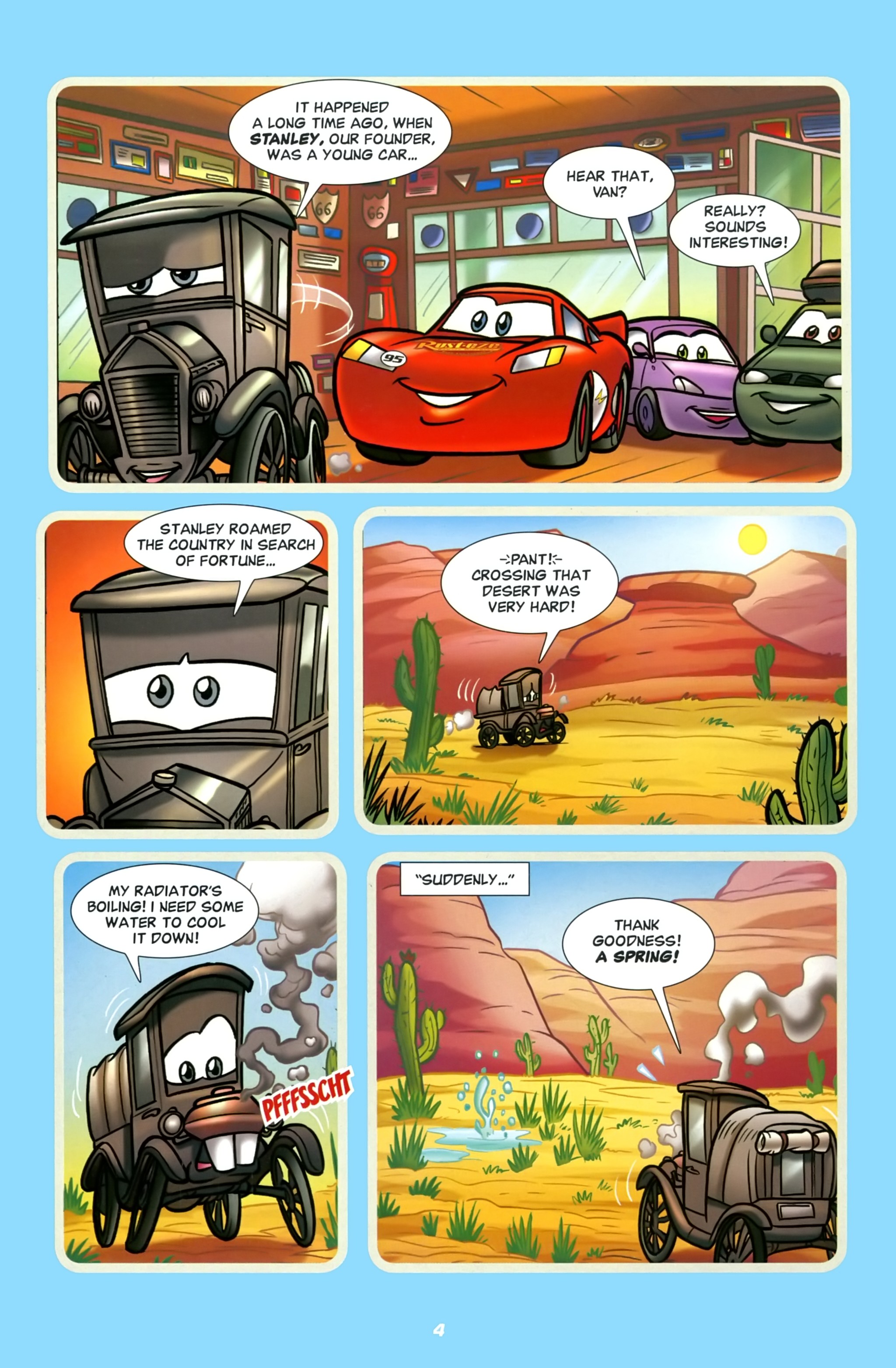 Read online Disney Pixar Cars comic -  Issue # Full - 4