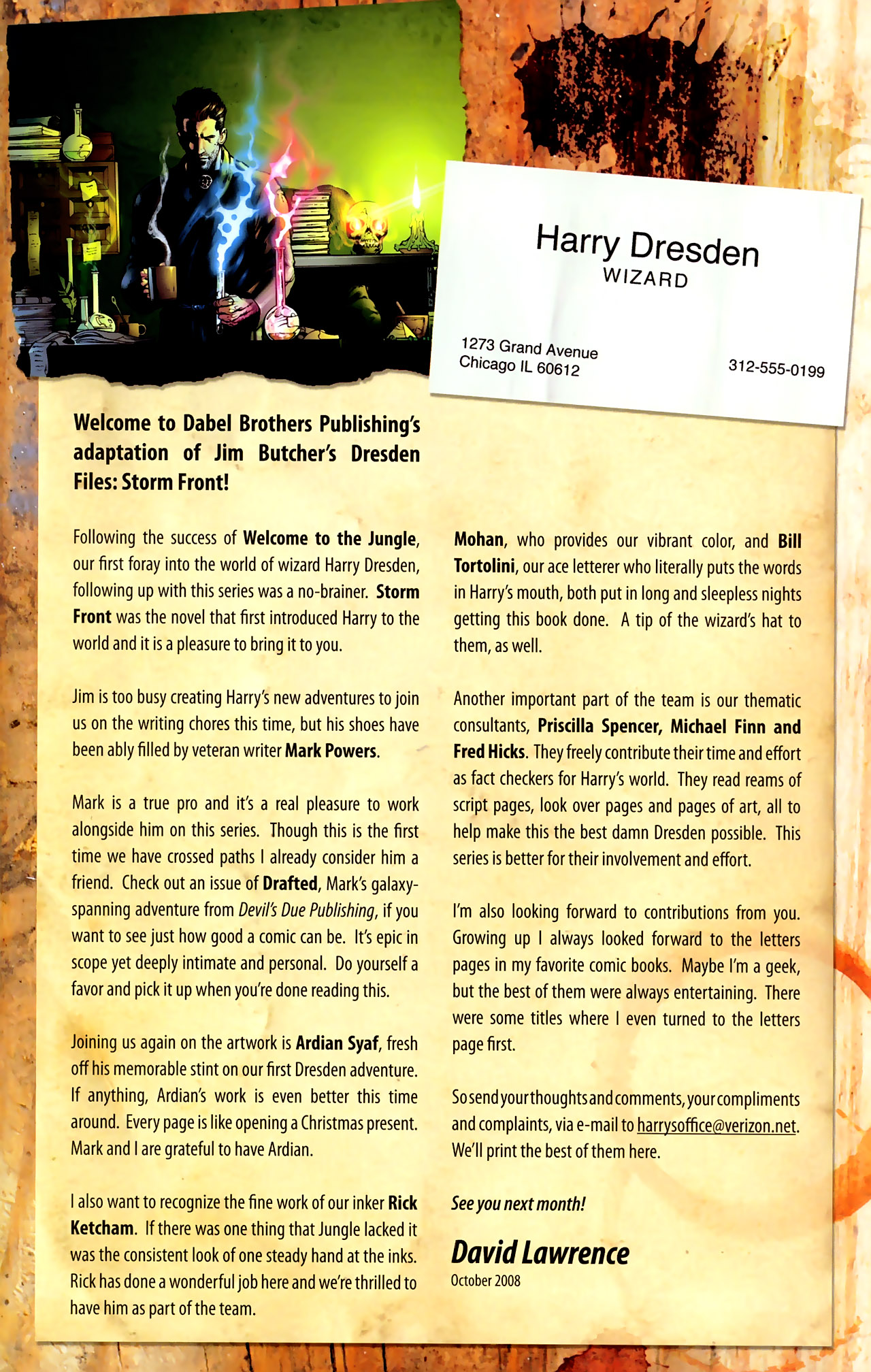 Read online Jim Butcher's The Dresden Files: Storm Front comic -  Issue #1 - 26