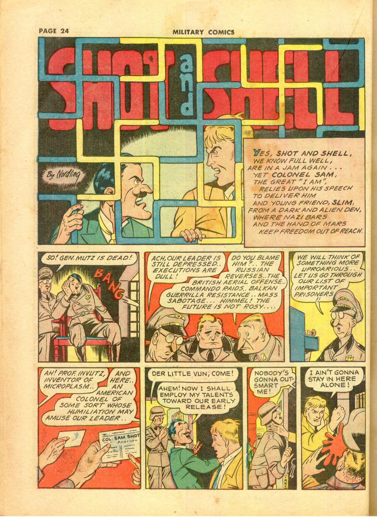 Read online Military Comics comic -  Issue #11 - 26