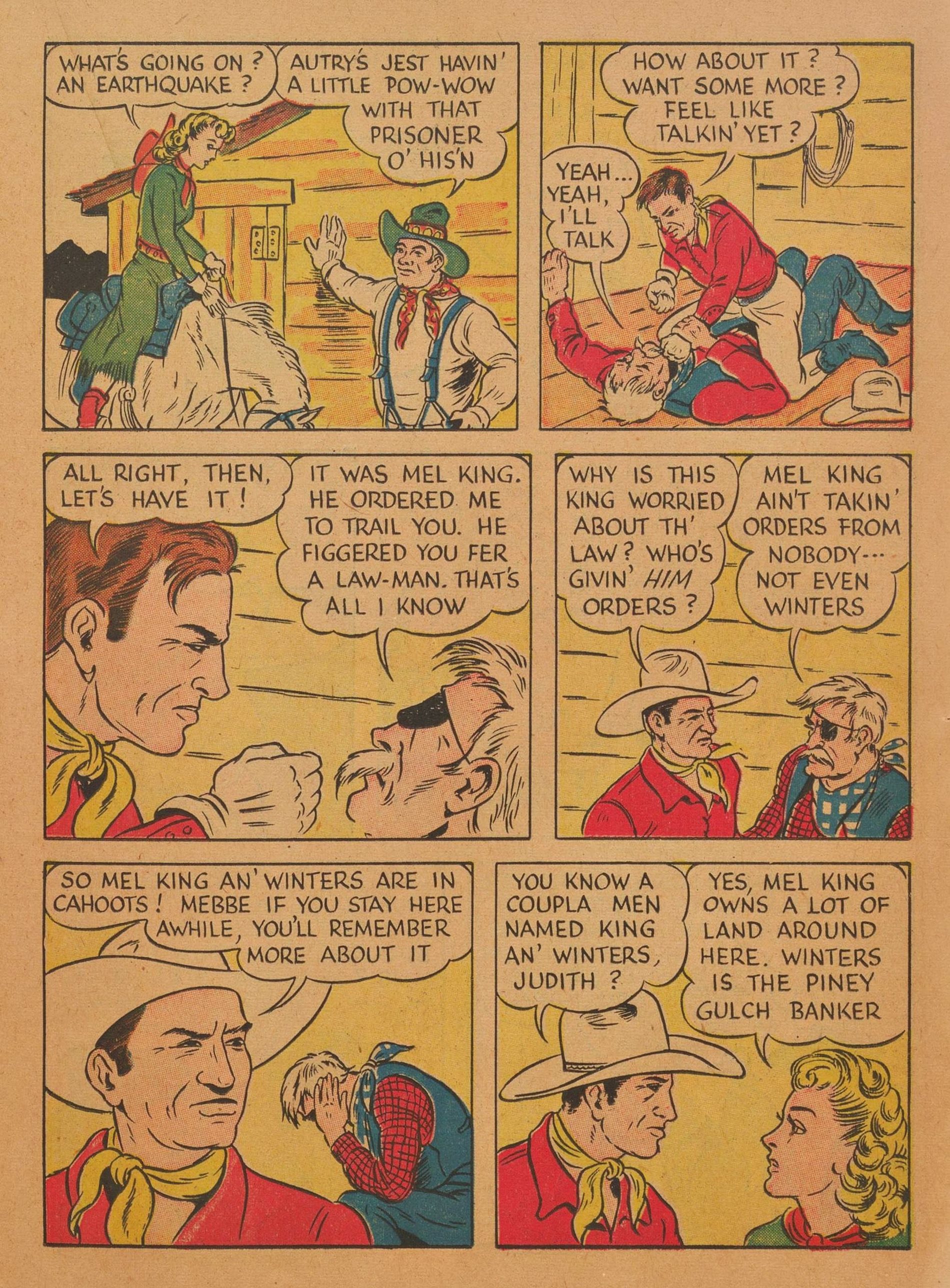 Read online Gene Autry Comics comic -  Issue #6 - 21