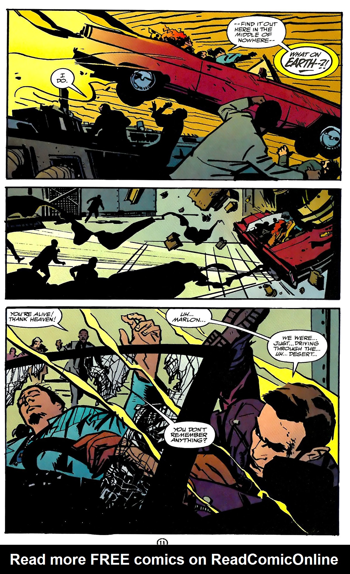 Read online Challengers of the Unknown (1997) comic -  Issue #9 - 12