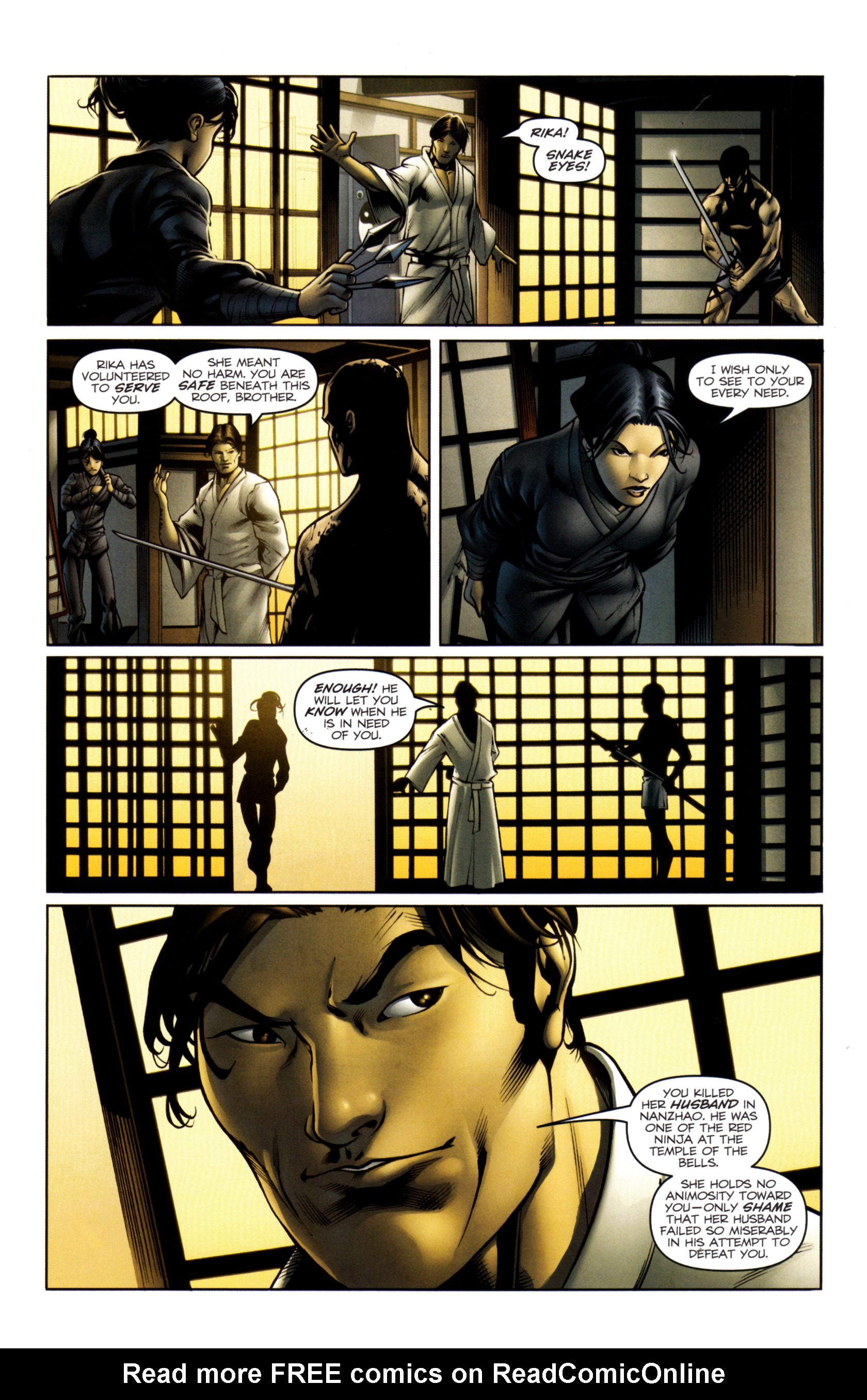 Read online Snake Eyes and Storm Shadow comic -  Issue #13 - 11