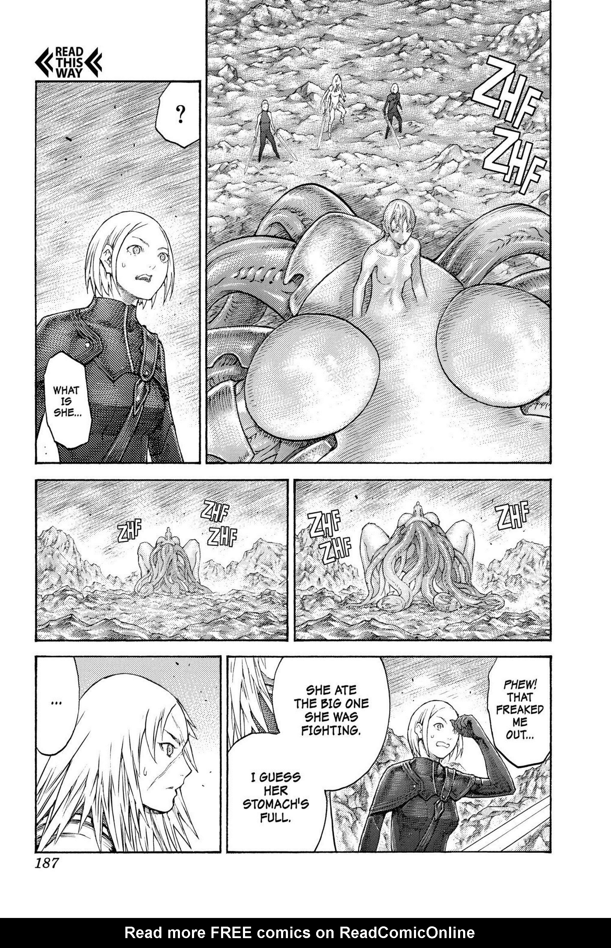 Read online Claymore comic -  Issue #22 - 144