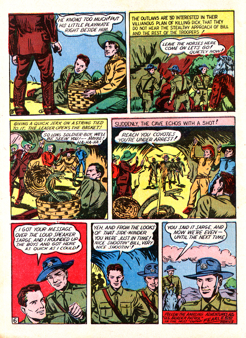 Read online Captain Fearless comic -  Issue #1 - 16