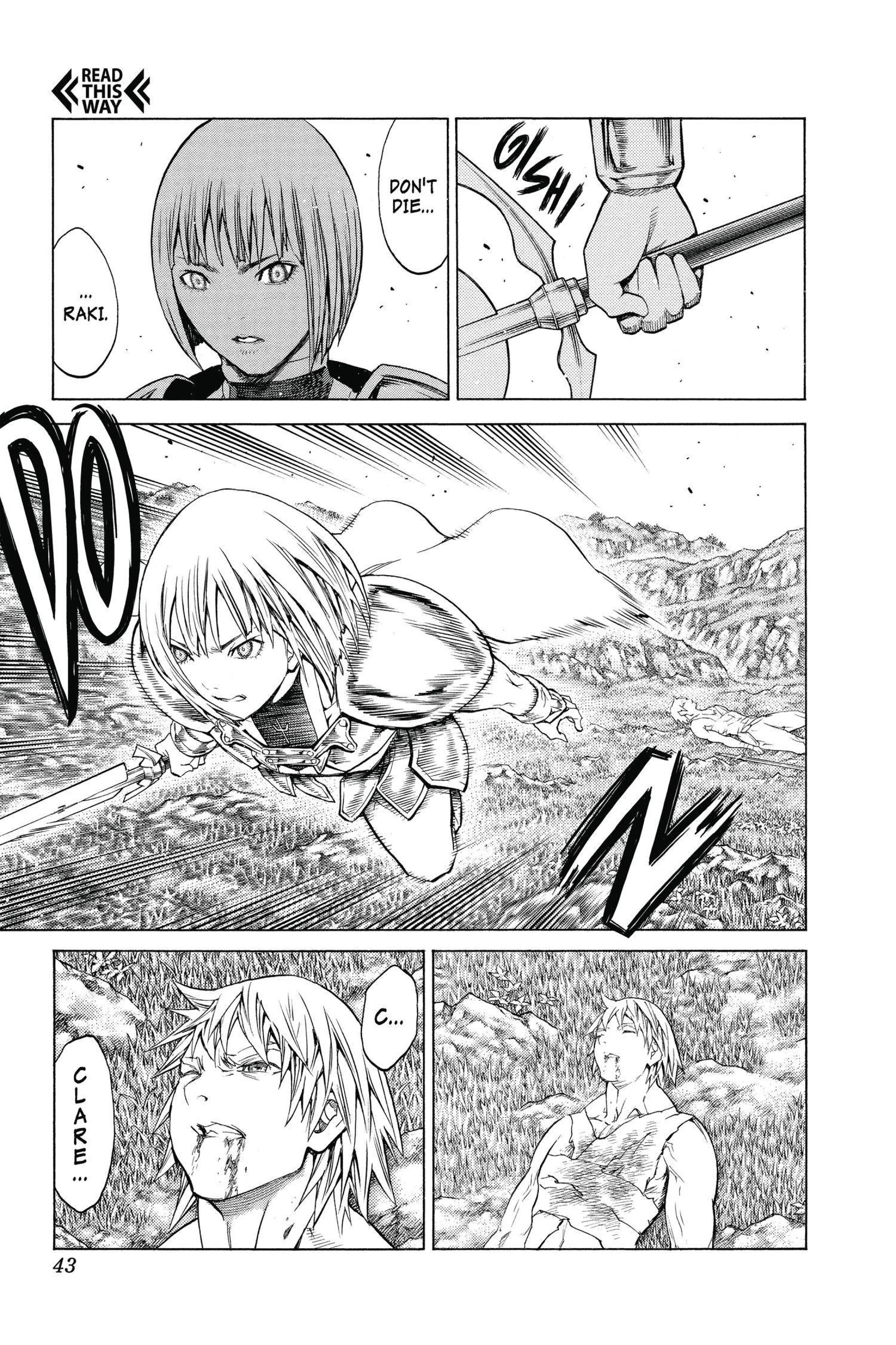 Read online Claymore comic -  Issue #26 - 39