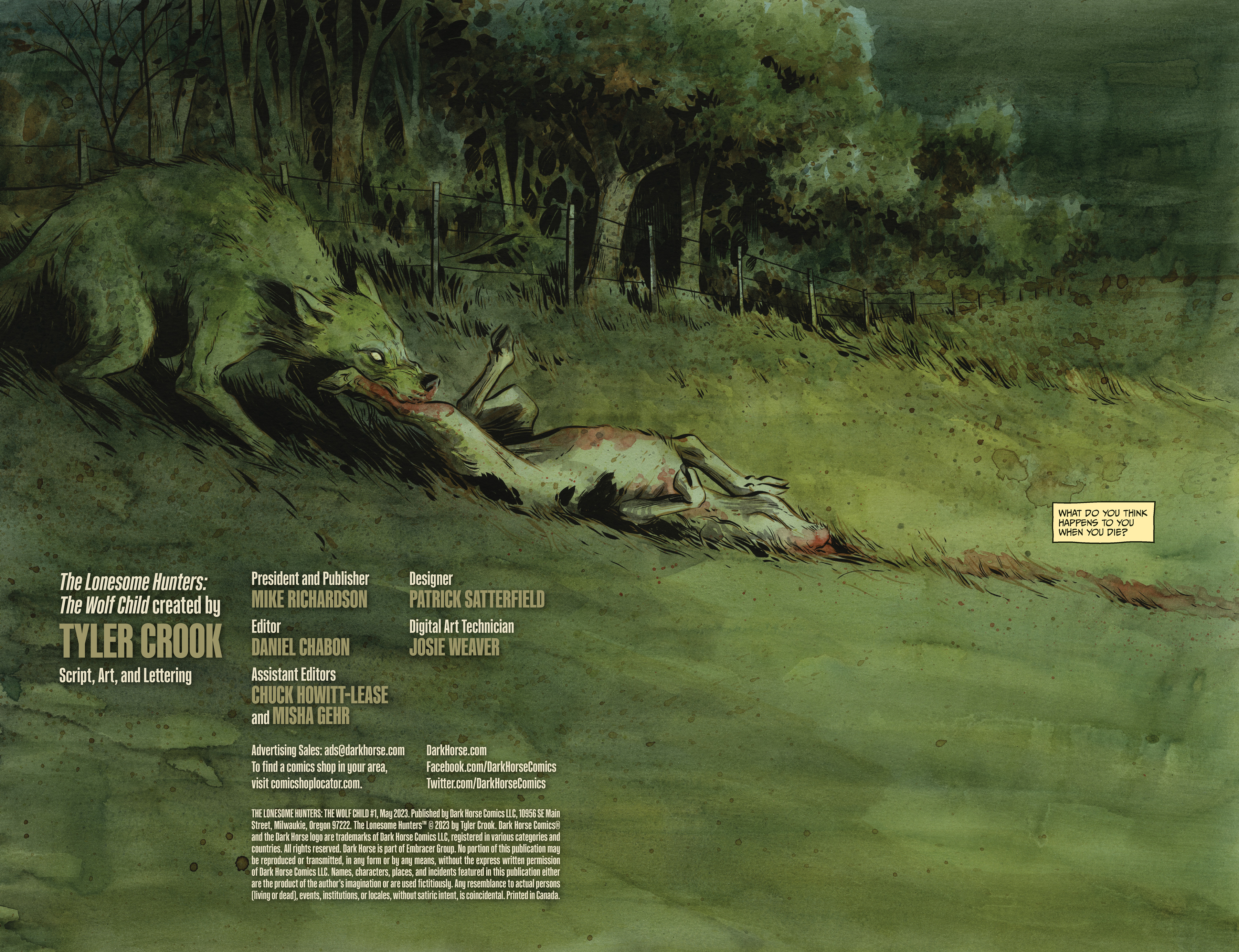 Read online The Lonesome Hunters: The Wolf Child comic -  Issue #1 - 2