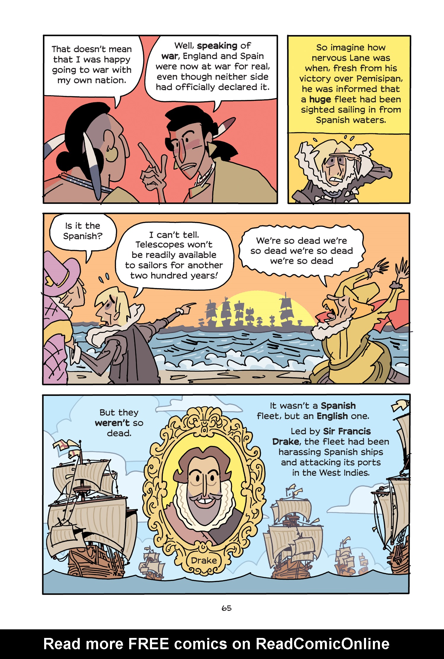 Read online History Comics comic -  Issue # The Roanoke Colony - Americas First Mystery - 71