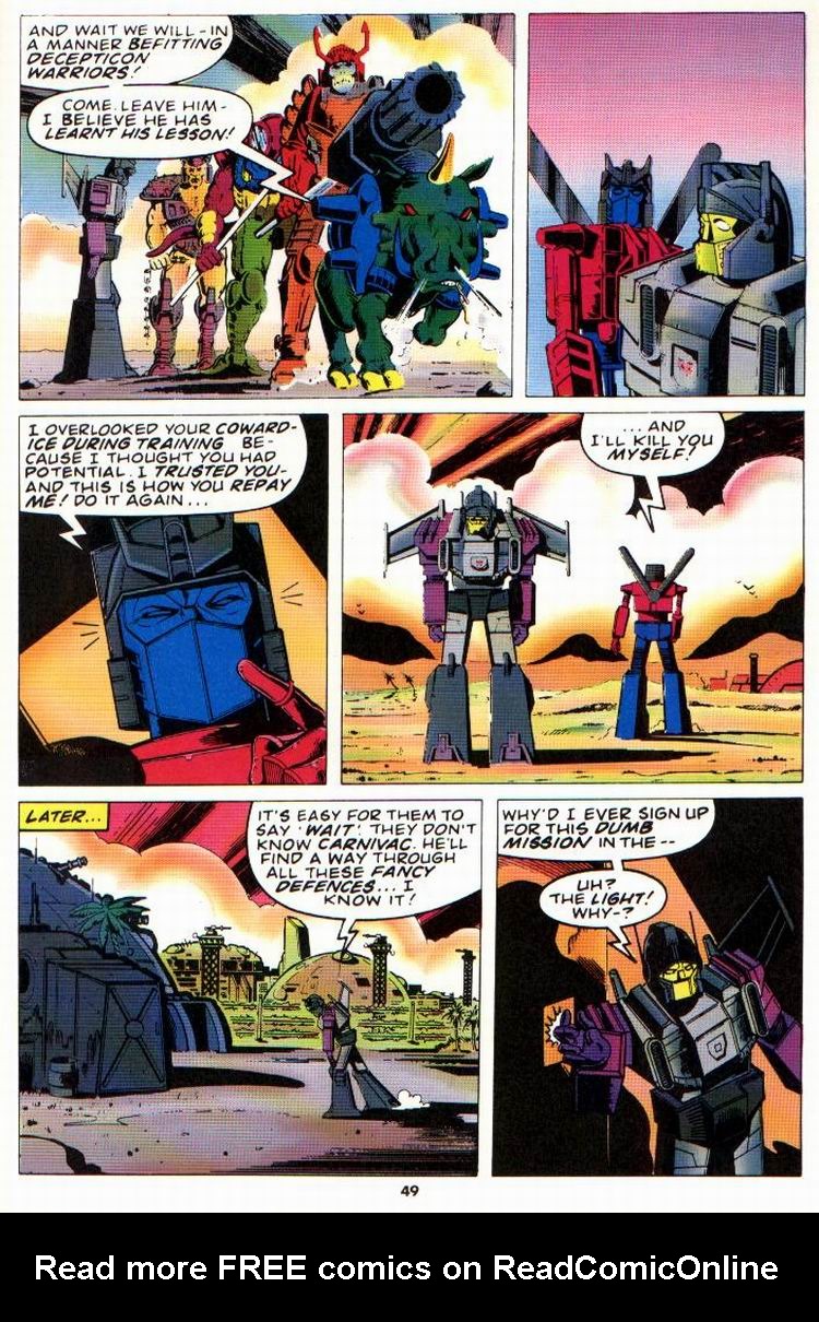 Read online The Transformers Annual comic -  Issue #1991 - 43