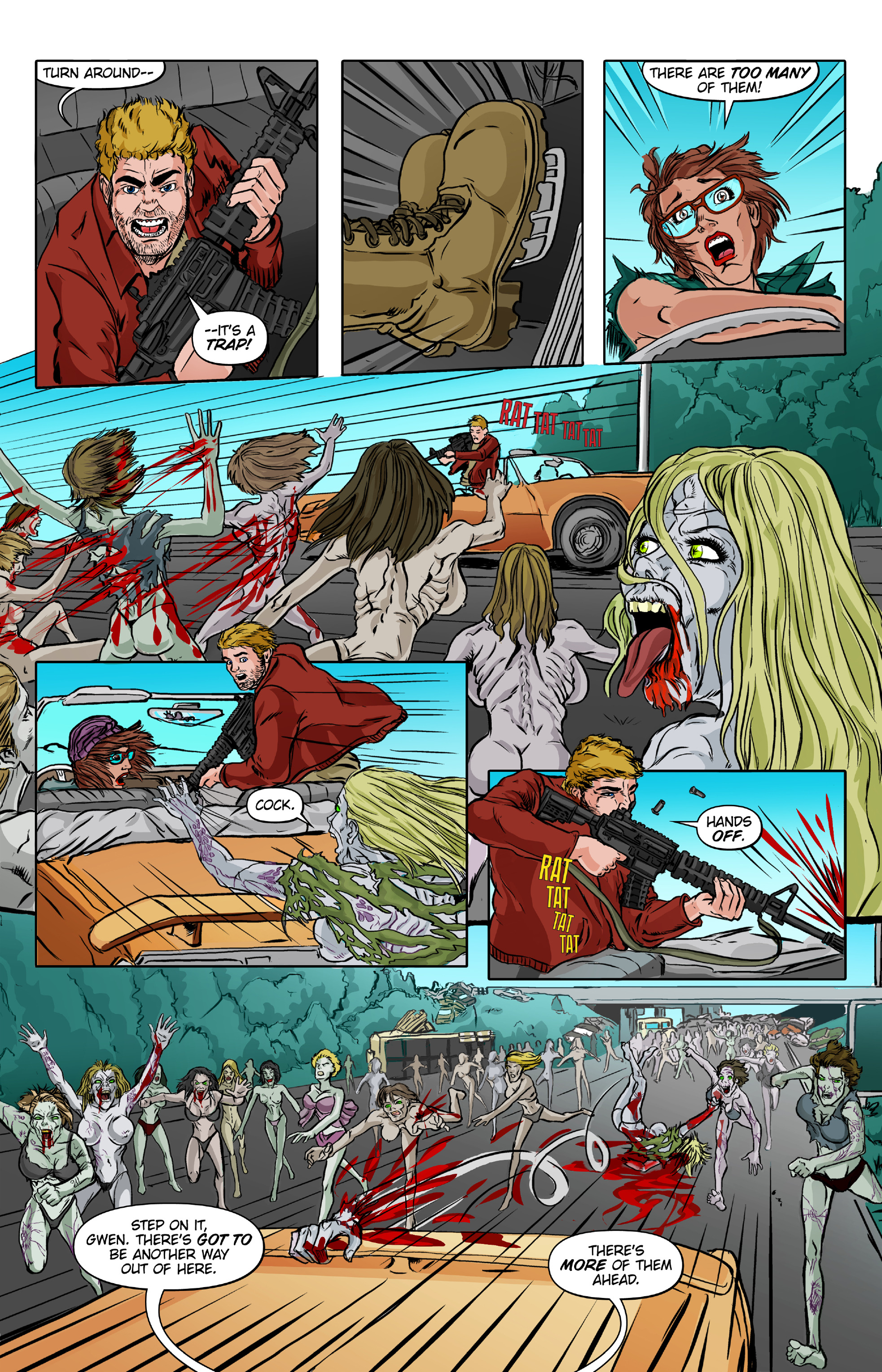 Read online Lesbian Zombies from Outer Space comic -  Issue #4 - 19