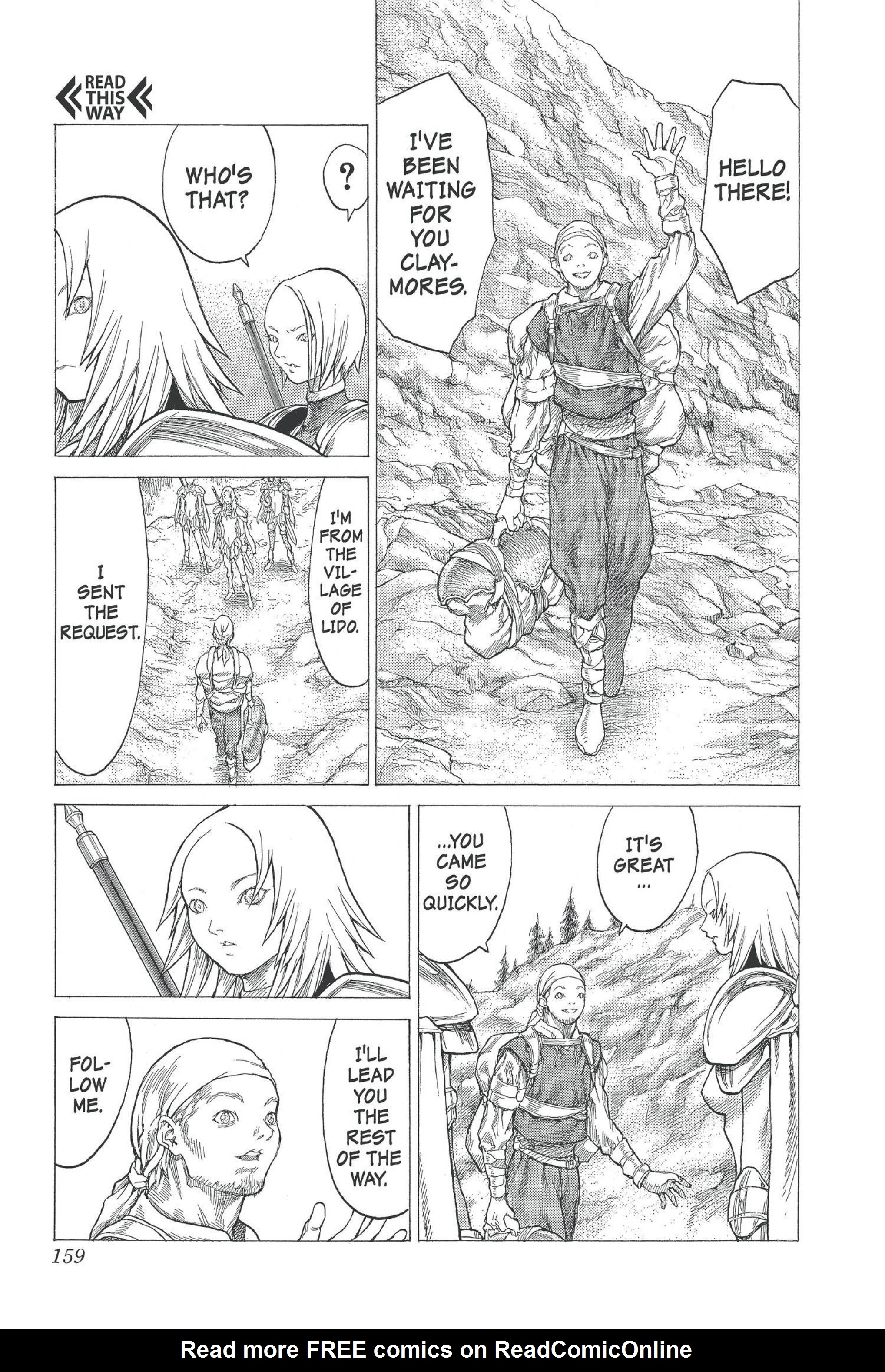 Read online Claymore comic -  Issue #5 - 144