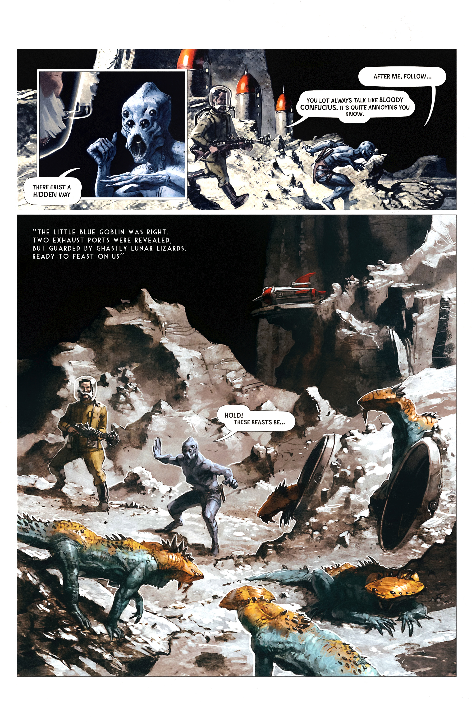 Read online Dr. Grordbort Onslaught comic -  Issue # TPB - 133