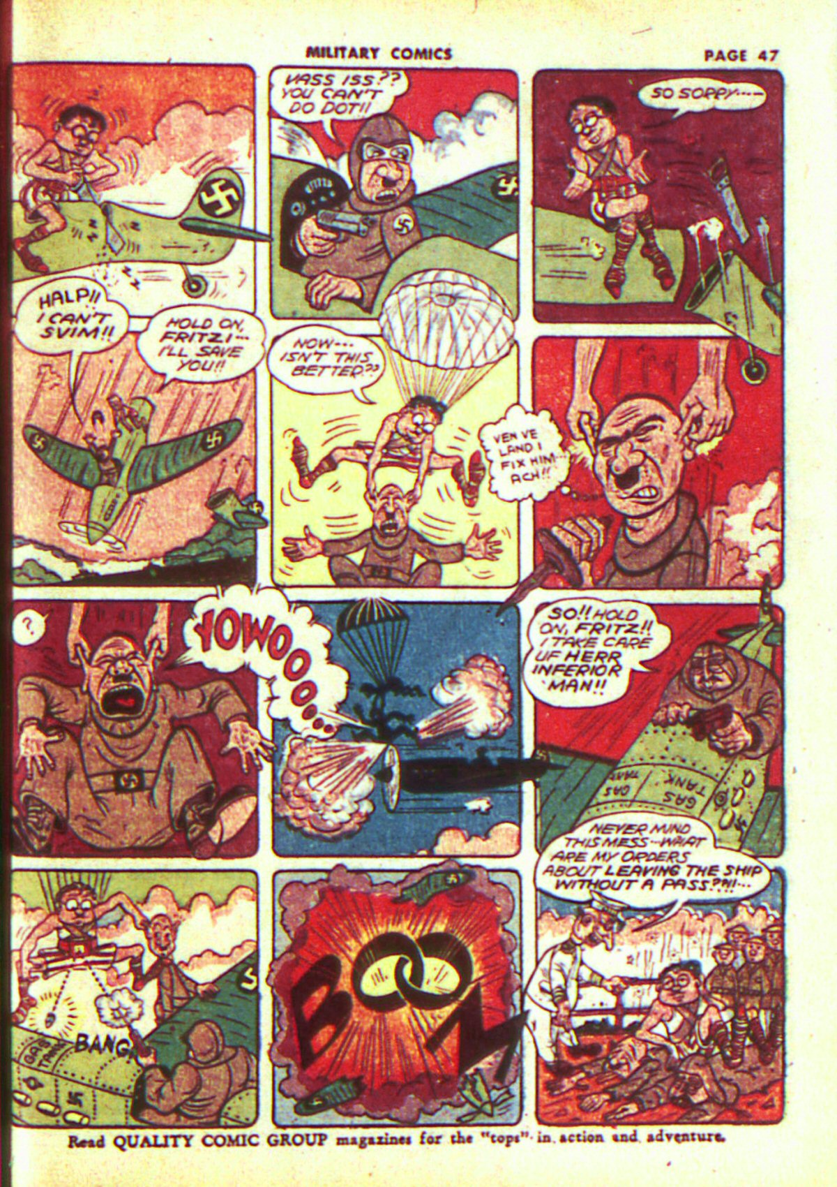Read online Military Comics comic -  Issue #13 - 49