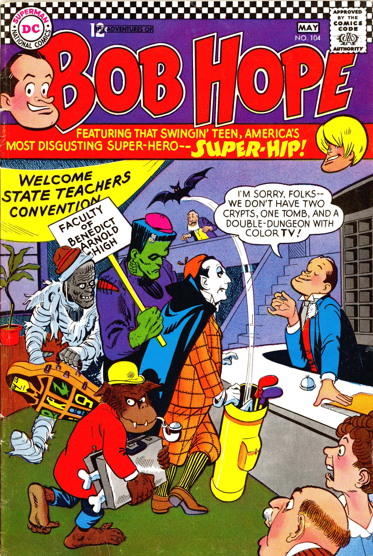 Read online The Adventures of Bob Hope comic -  Issue #104 - 1