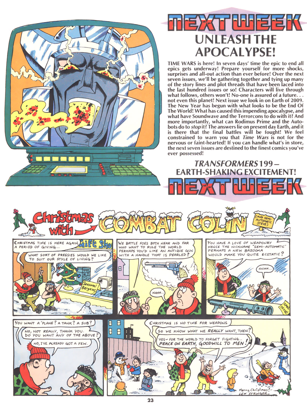 Read online The Transformers (UK) comic -  Issue #198 - 16