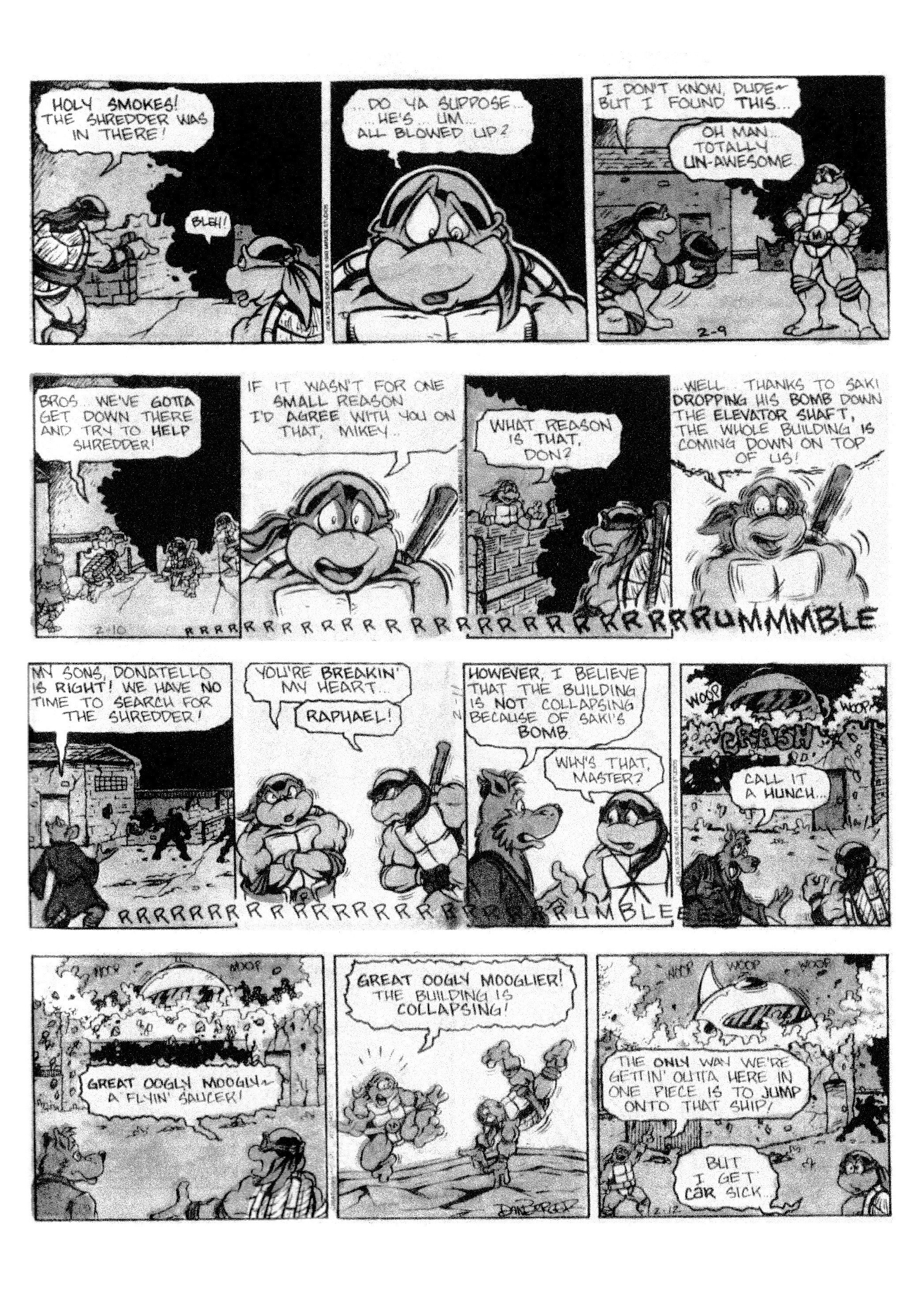 Read online Teenage Mutant Ninja Turtles: Complete Newspaper Daily Comic Strip Collection comic -  Issue # TPB 2 (Part 2) - 58