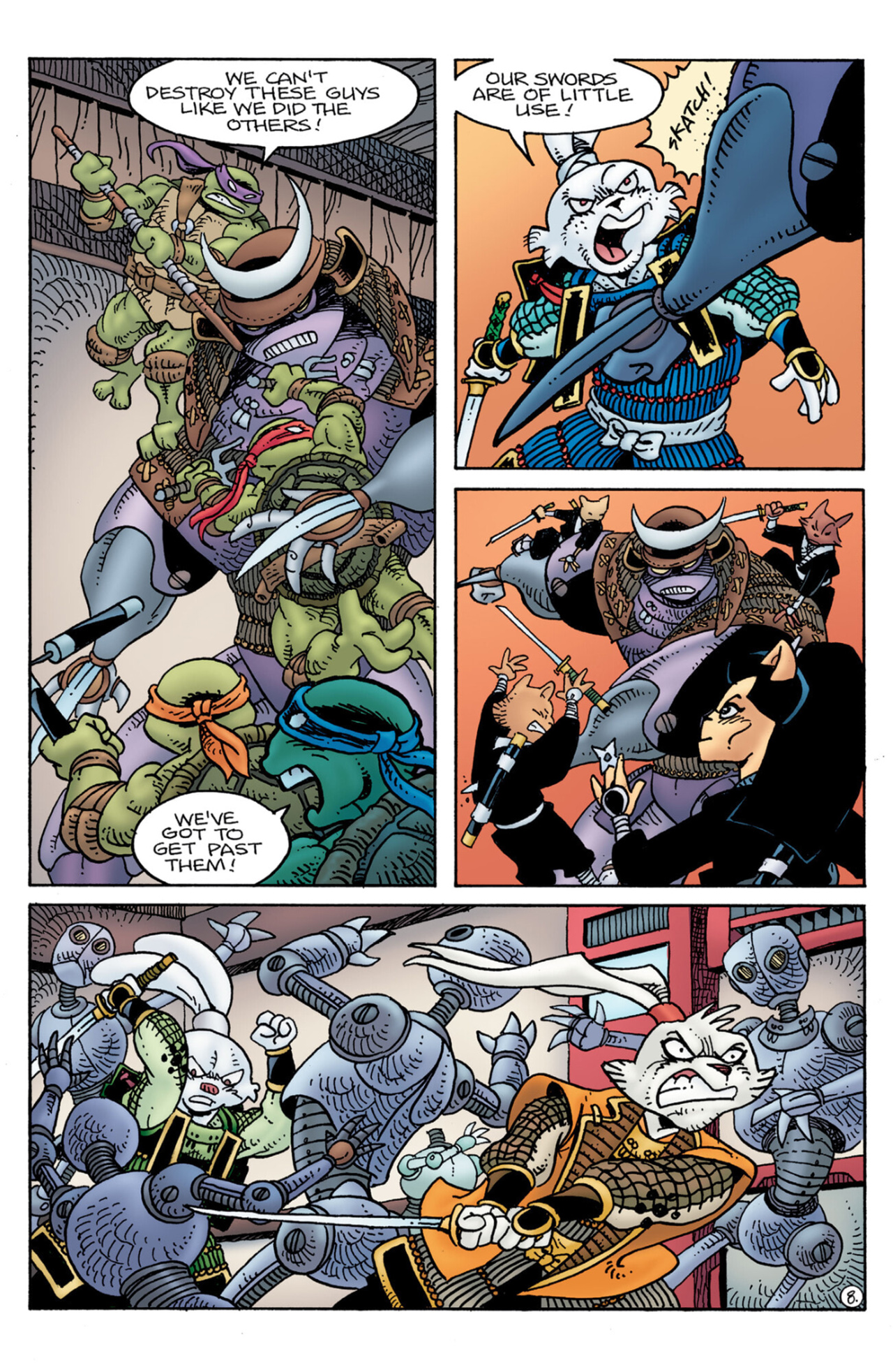 Read online Teenage Mutant Ninja Turtles/Usagi Yojimbo: WhereWhen comic -  Issue #5 - 10