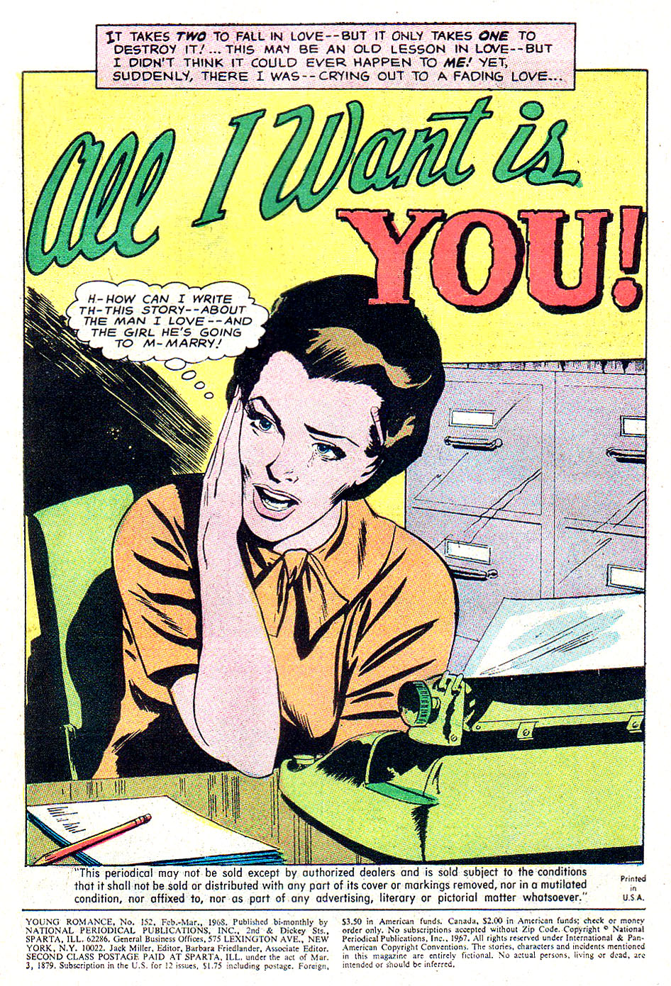 Read online Young Romance comic -  Issue #152 - 3