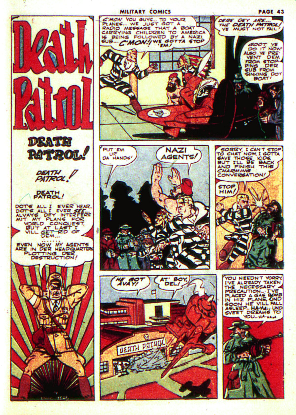 Read online Military Comics comic -  Issue #12 - 45