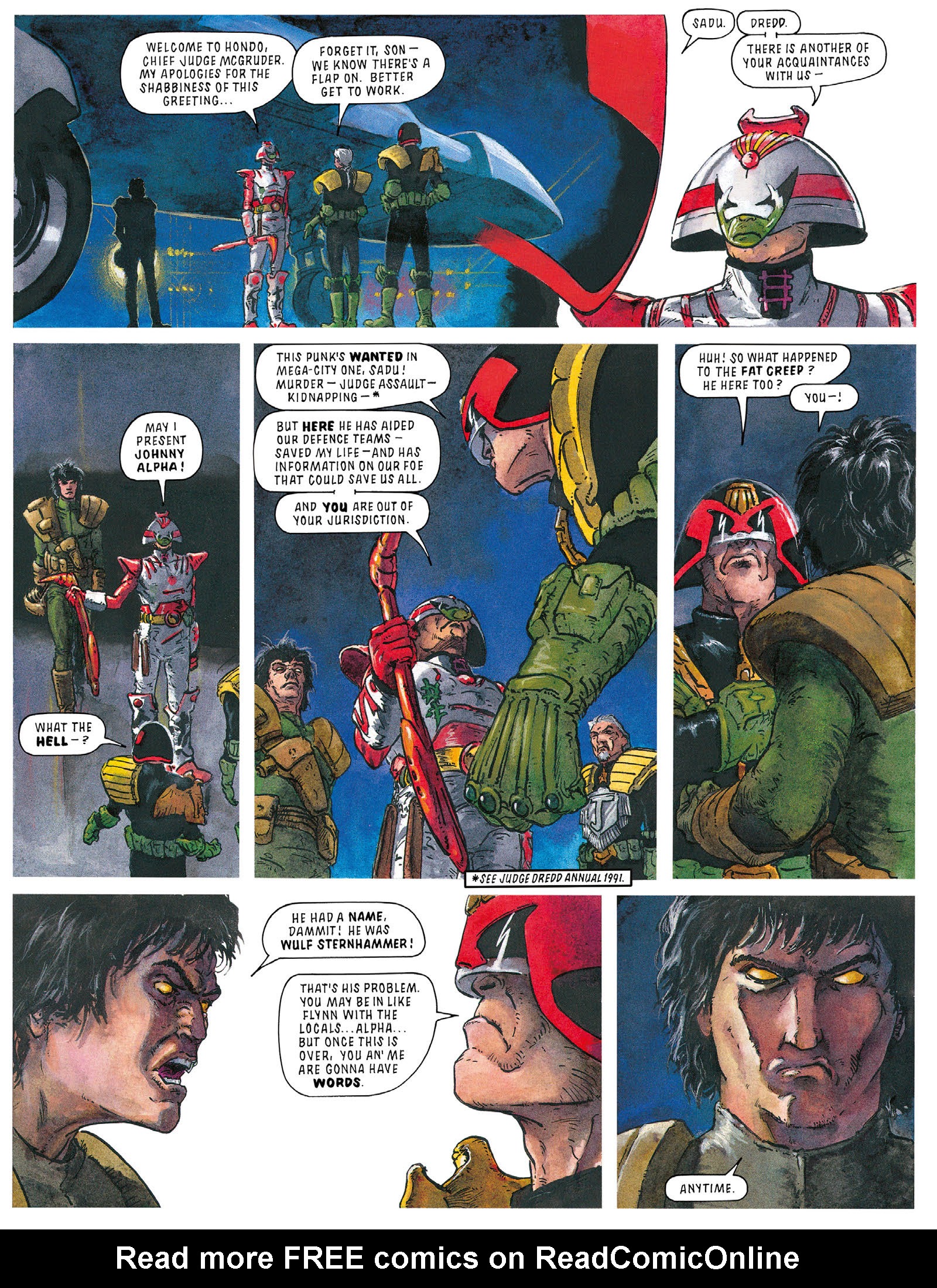 Read online Essential Judge Dredd: Judgement Day comic -  Issue # TPB - 81