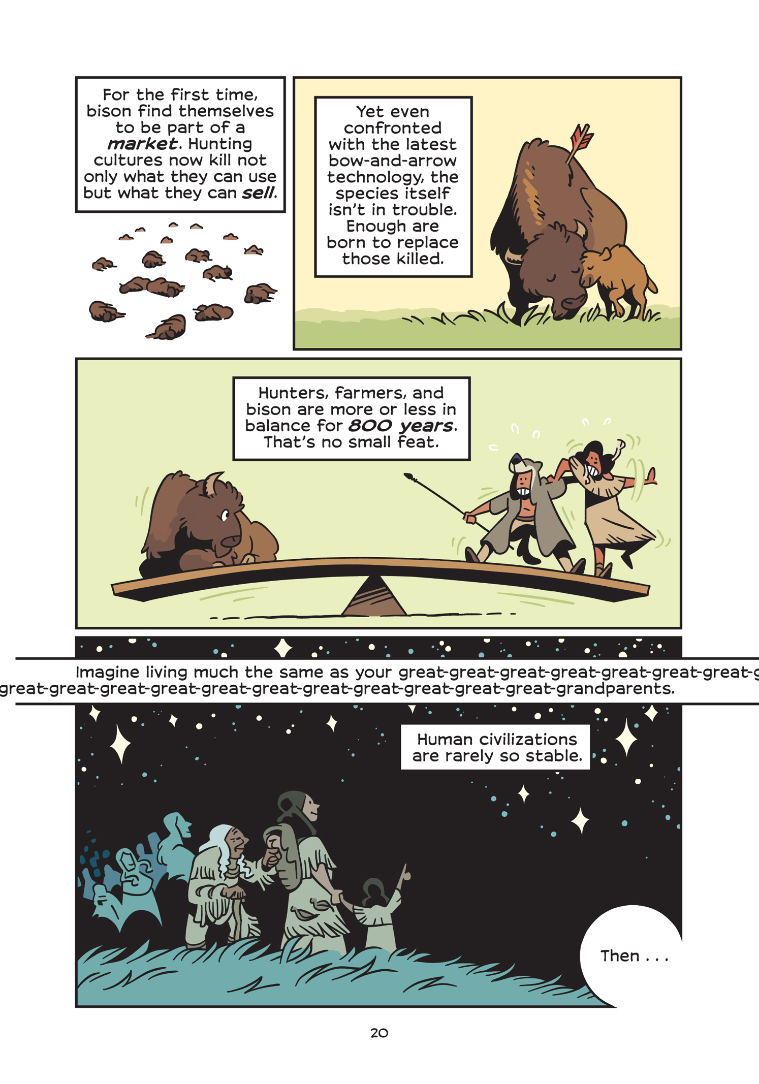 Read online History Comics comic -  Issue # The American Bison - The Buffalos Survival Tale - 26